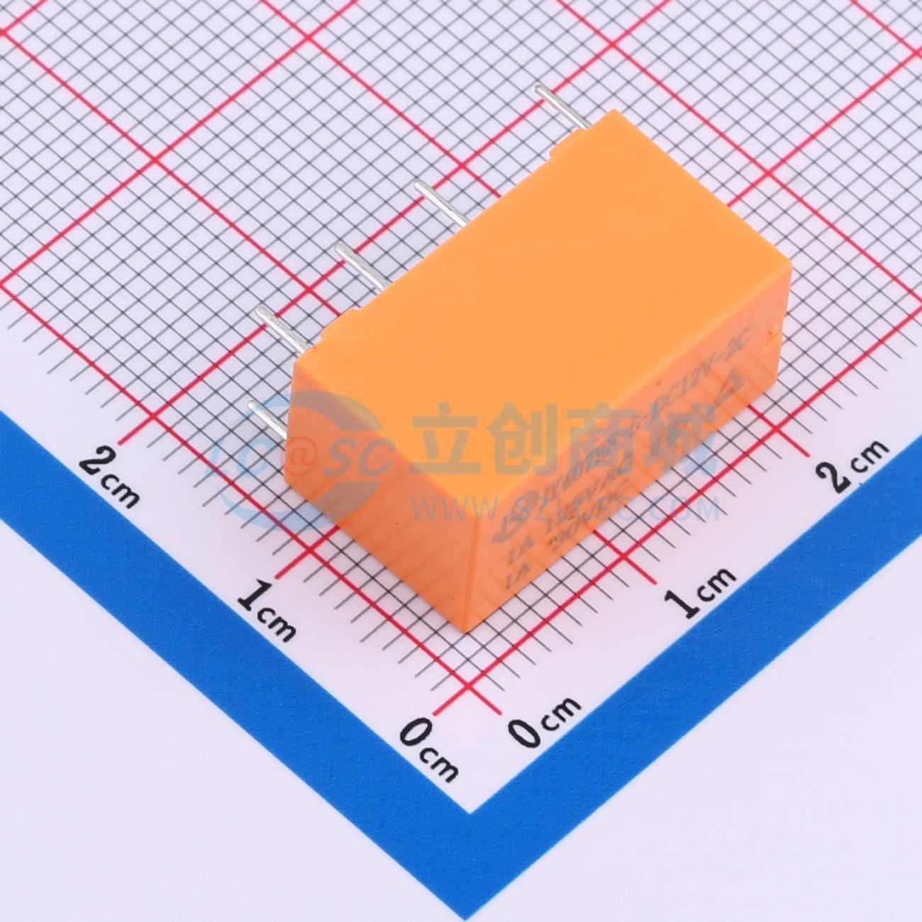 Rơ-le tín hiệu JY4078F-S-DC12V-2C JY 12V DIP,20.2x10mm - Techcore Việt Nam