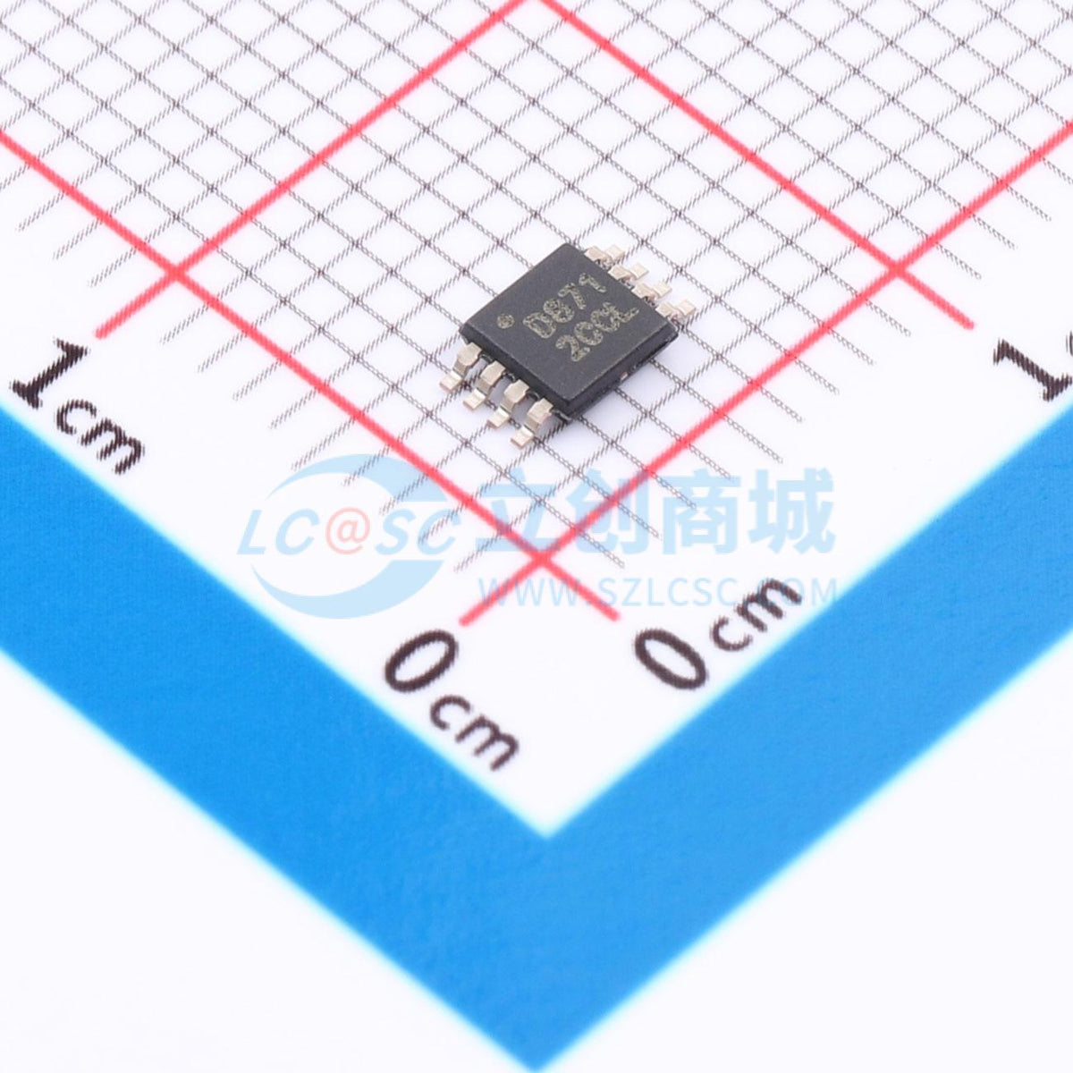 IC DAC DAC8571IDGK VSSOP-8-0.65mm - Techcore Việt Nam