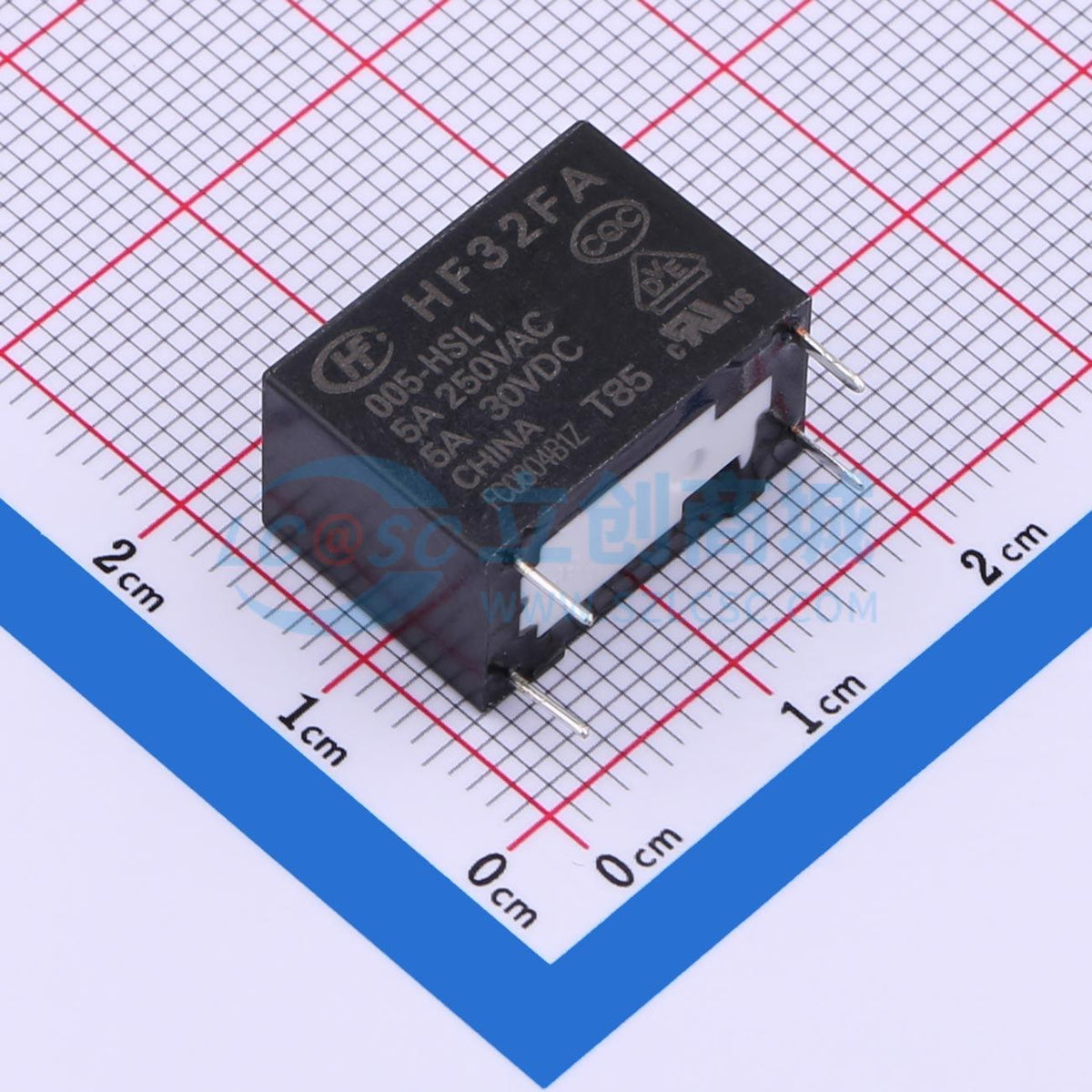 Rơ-le công suất HF32FA/005-HSL1 HF 5V THT,17.6x10.1mm - Techcore Việt Nam