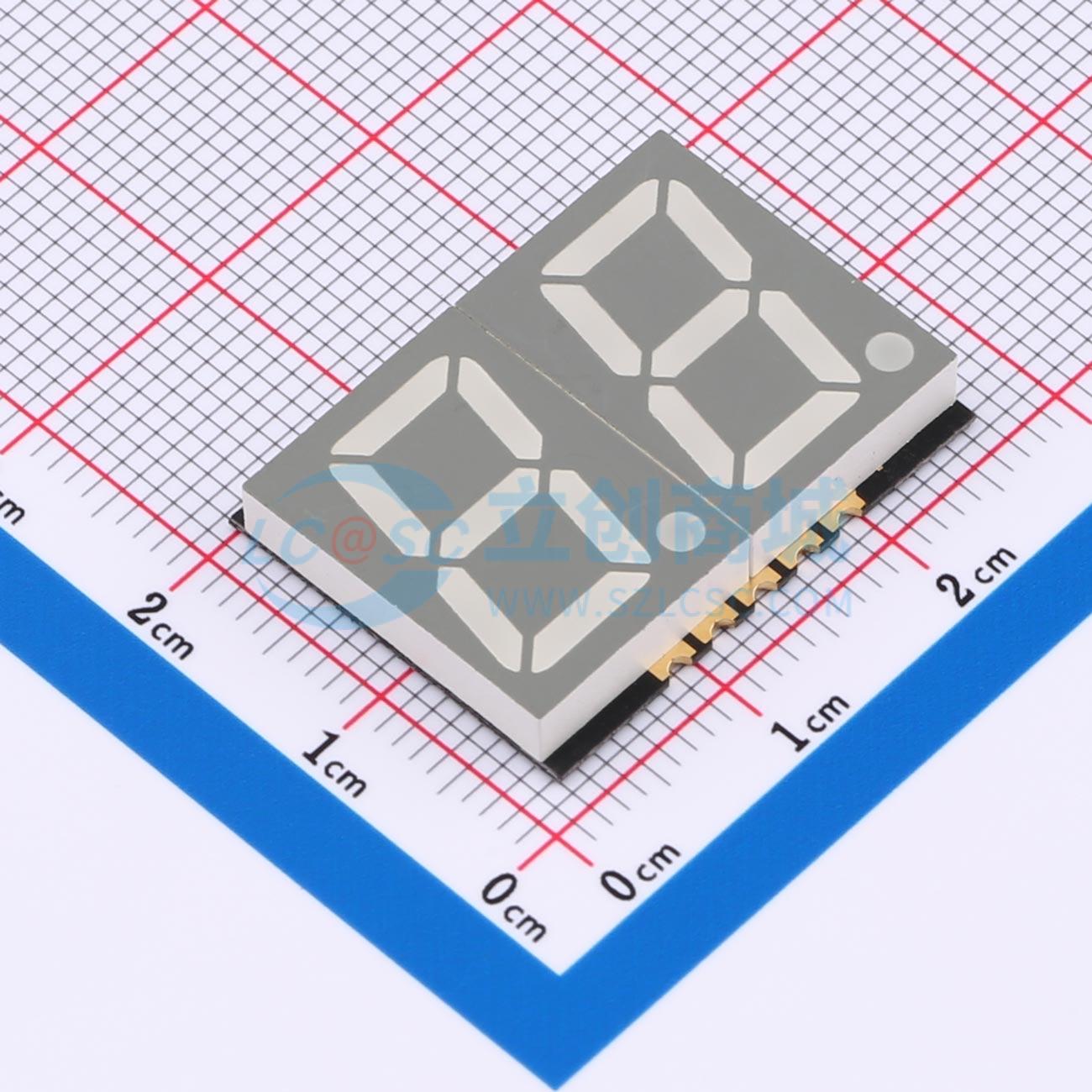 LED 7 đoạn GS5620CG-G Guangcai Display SMD,25.1x19mm - Techcore Việt Nam