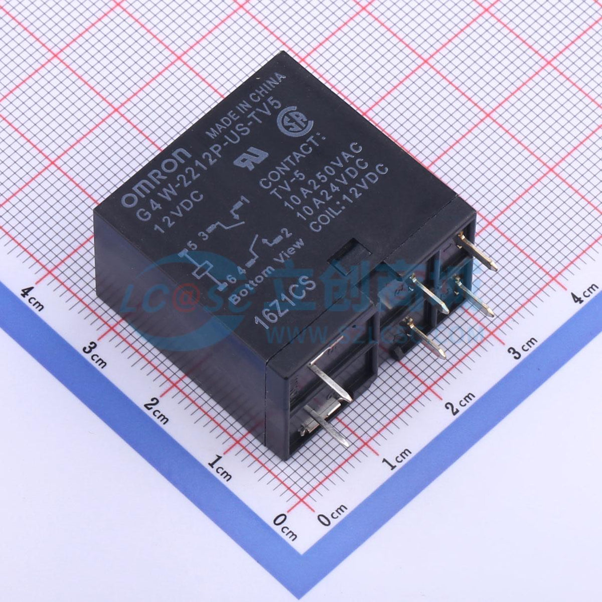 Rơ-le công suất G4W-2212P-US-TV5 DC12 OMRON 12V THT,30.5x19.5mm - Techcore Việt Nam