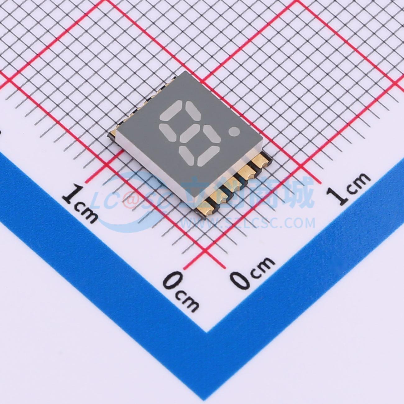 LED 7 đoạn GS2016CG-G Guangcai Display SMD,10x7.2mm Cathode chung - Techcore Việt Nam