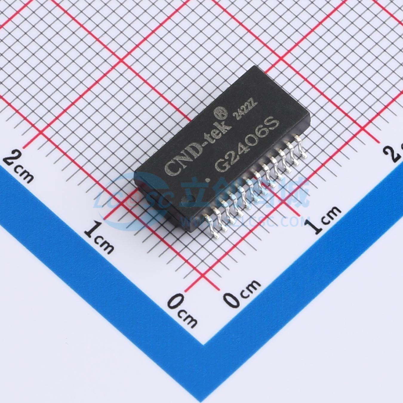 Biến Áp Mạng Ethernet G2406S CND-tek SMD-24P 1:1 1000M 350uH - Techcore Việt Nam