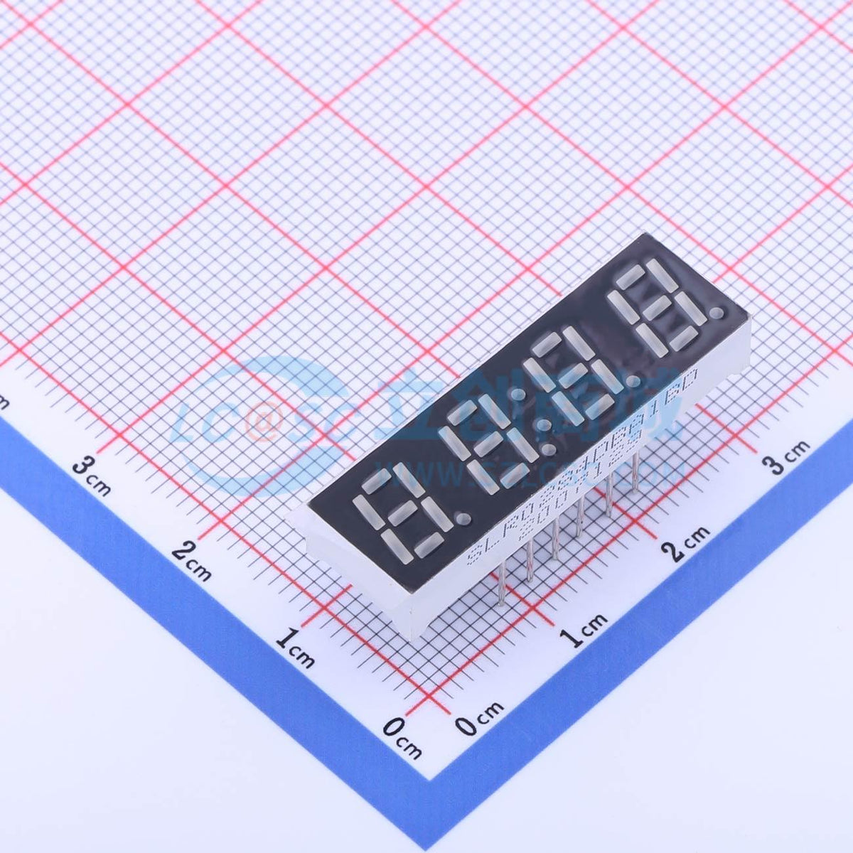 LED 7 đoạn SLR0284DBA1BD SUNLIGHT Anode chung - Techcore Việt Nam