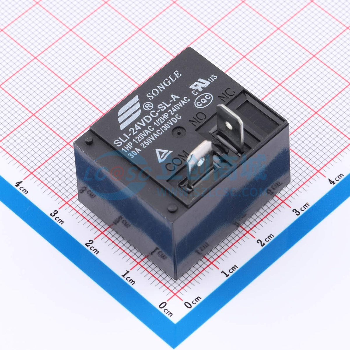 Rơ-le điện tử SLI-24VDC-SL-A SONGLE 24V THT,32.2x27.4mm - Techcore Việt Nam