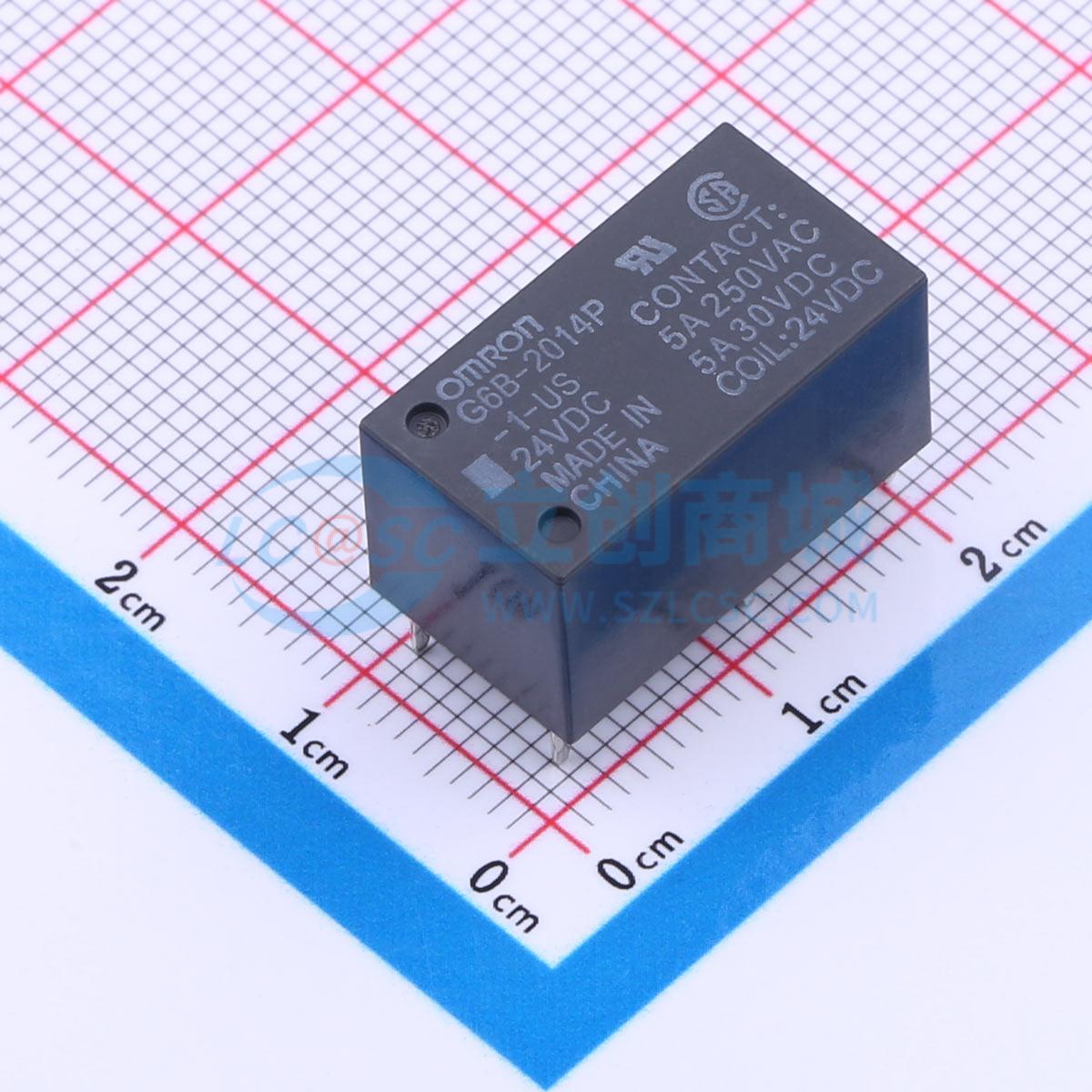 Rơ-le điện tử G6B-2014P-1-US DC24 OMRON DIP,19.9x10.9mm - Techcore Việt Nam