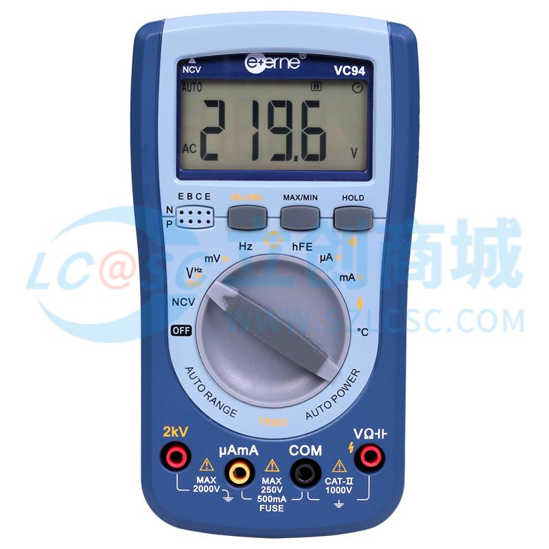 Đồng hồ vạn năng VC94 e+erne NCV True RMS Dùng Cho Đo Kiểm Điện Tử - Techcore Việt Nam
