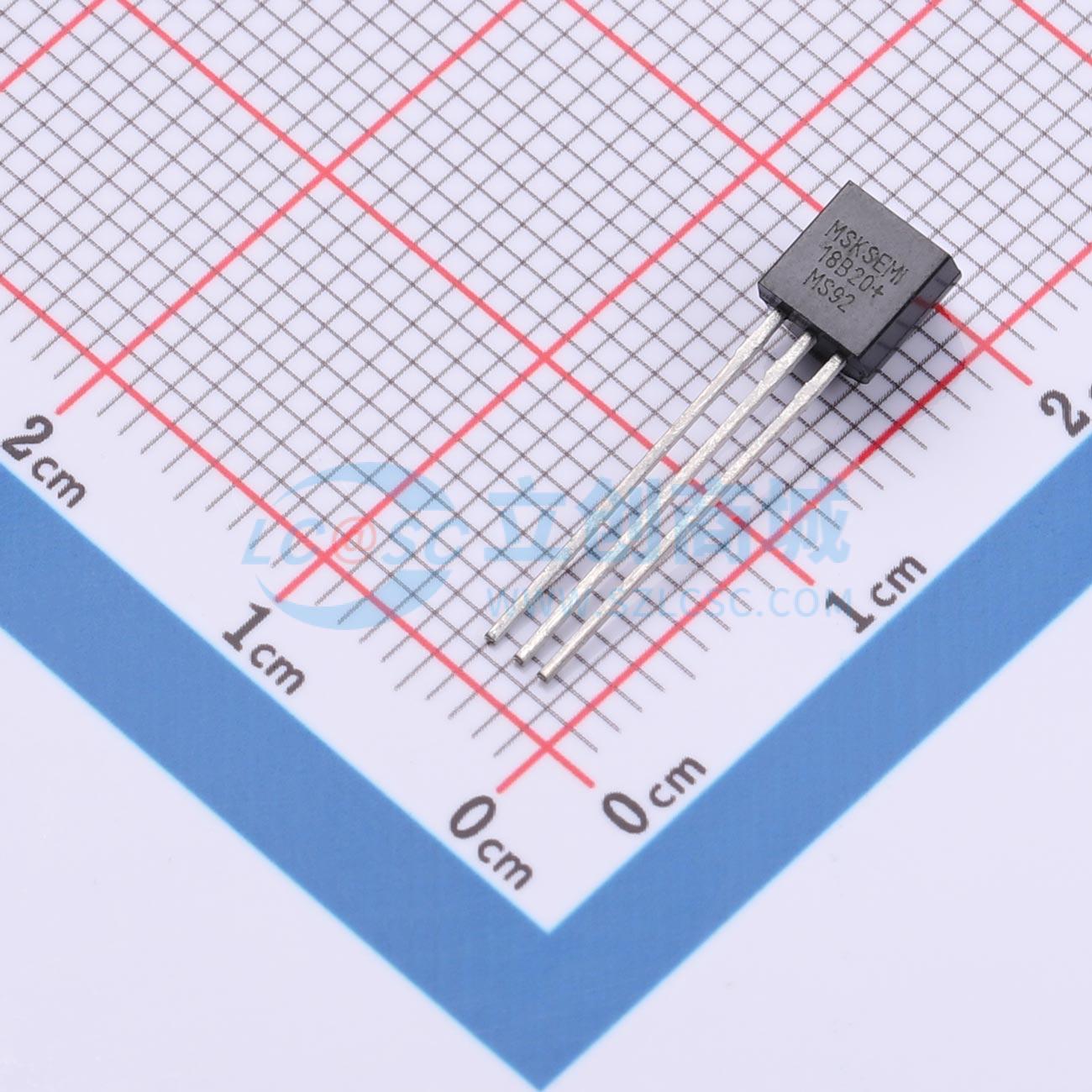 Cảm biến nhiệt độ DS18B20+MSK MSKSEMI TO-92 -55°C~+125°C 2.5V~5.5V - Techcore Việt Nam