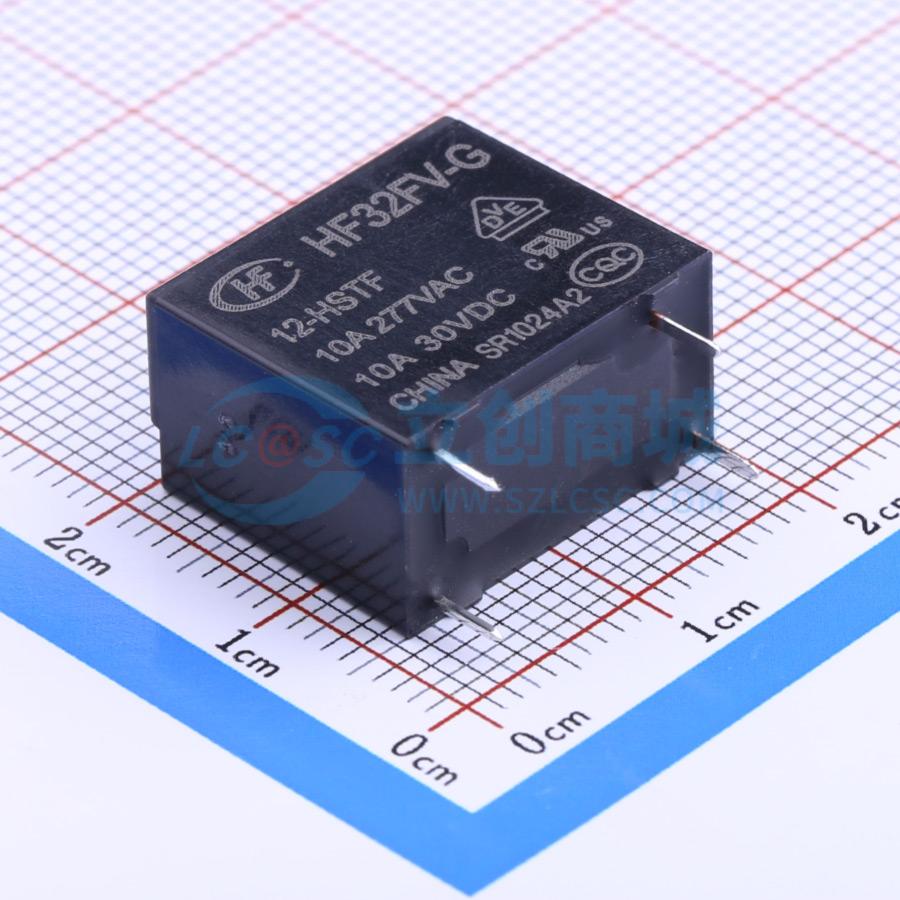 Rơ-le HF32FV-G/12-HSTF HF THT,18.4x10.2mm - Techcore Việt Nam