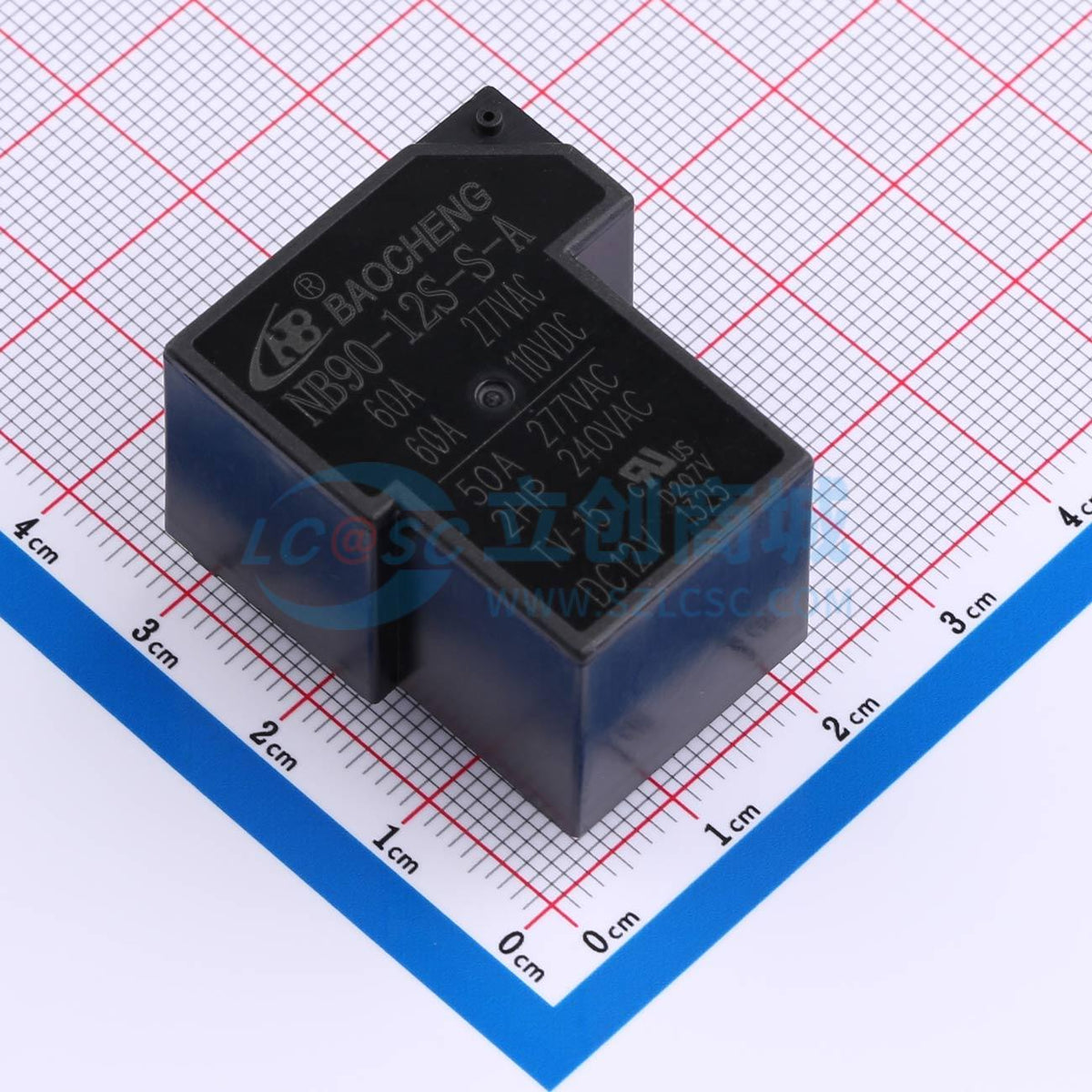 Rơ-le điện tử NB90-12S-S-A+EF GAP2.0 60A NBC 12V THT - Techcore Việt Nam