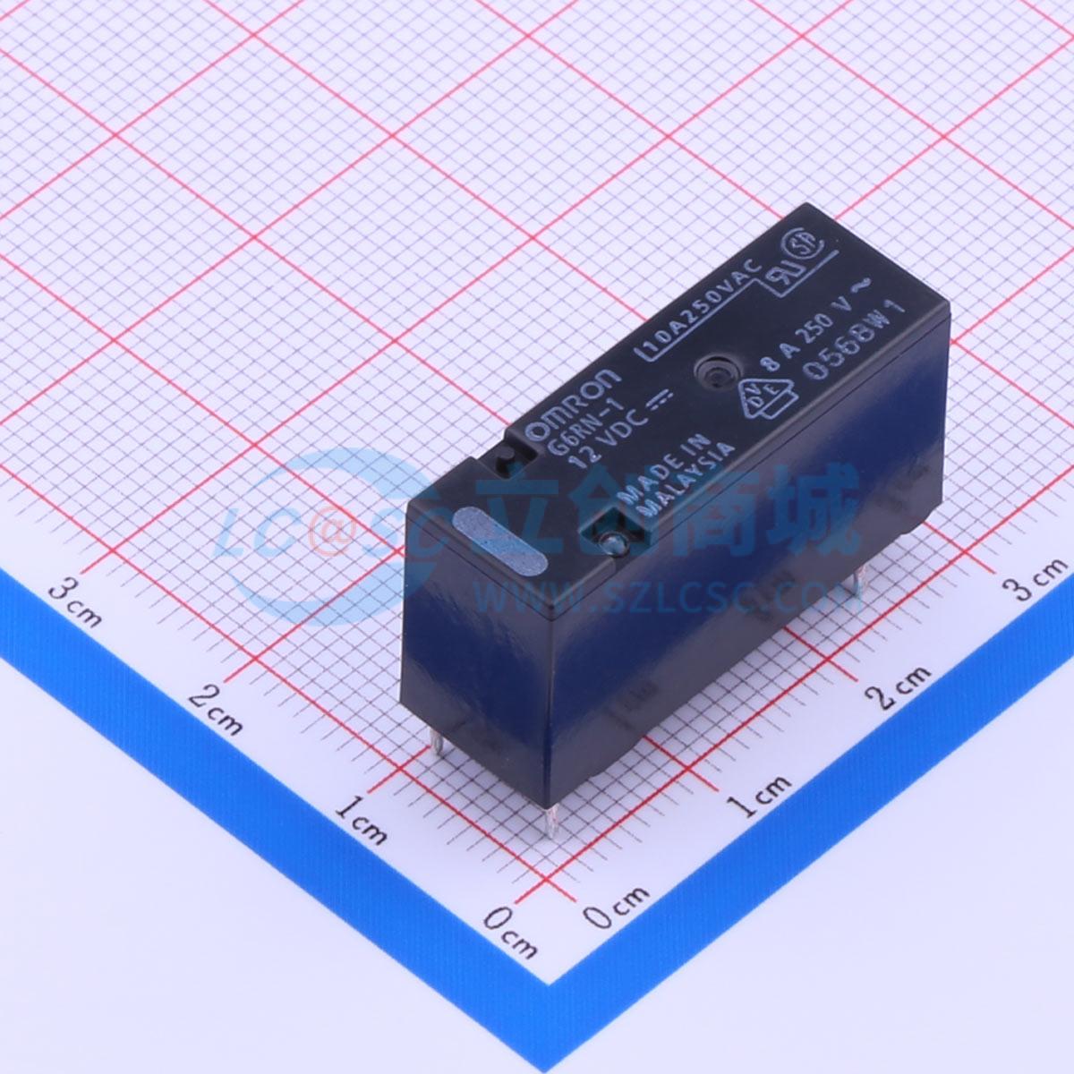Rơ-le điện tử G6RN-1 DC12 OMRON 12V THT,28.5x10mm - Techcore Việt Nam
