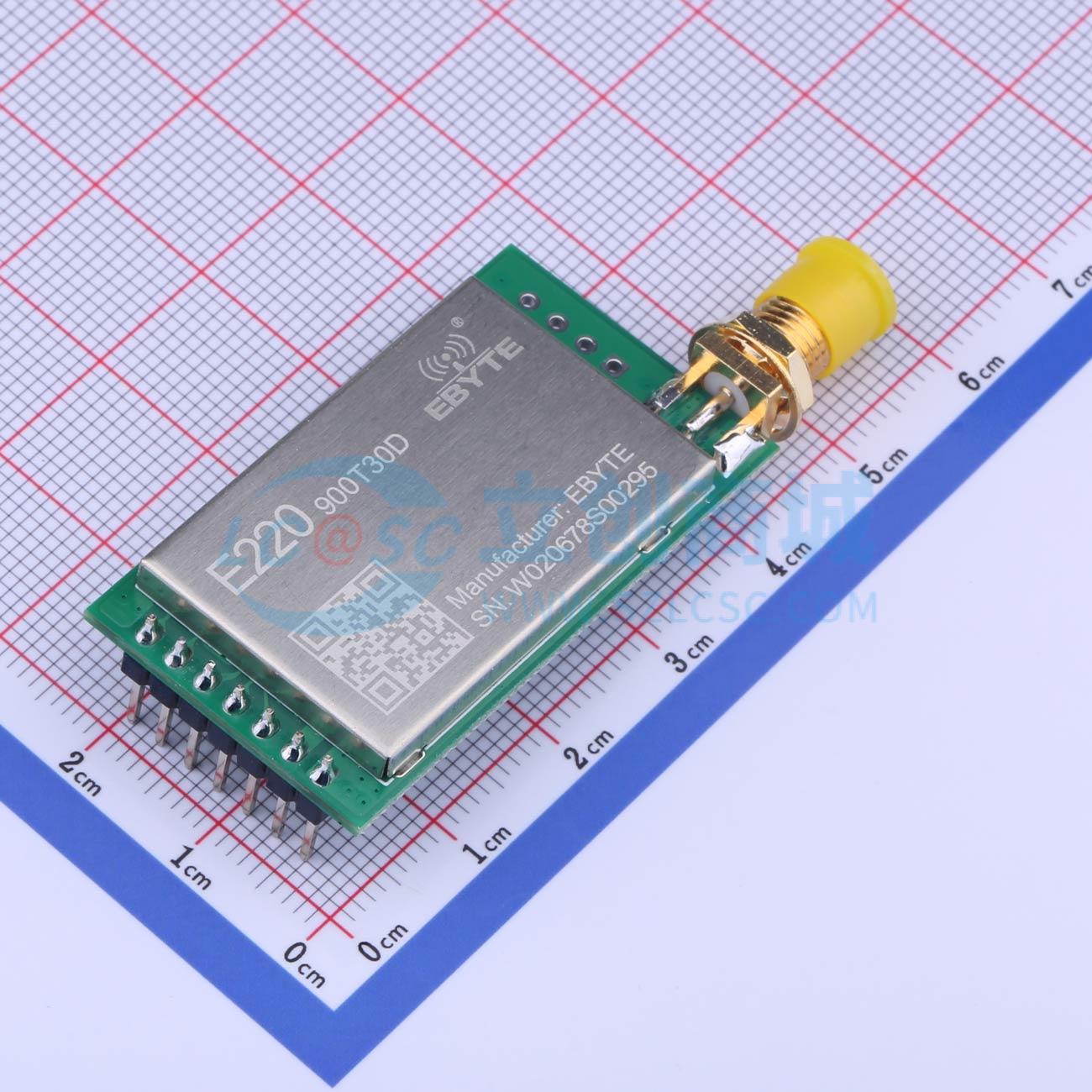 Module LoRa E220-900T30D EBYTE Xuyên lỗ loraLLCC68/SX1278/1262433M10000 - Techcore Việt Nam