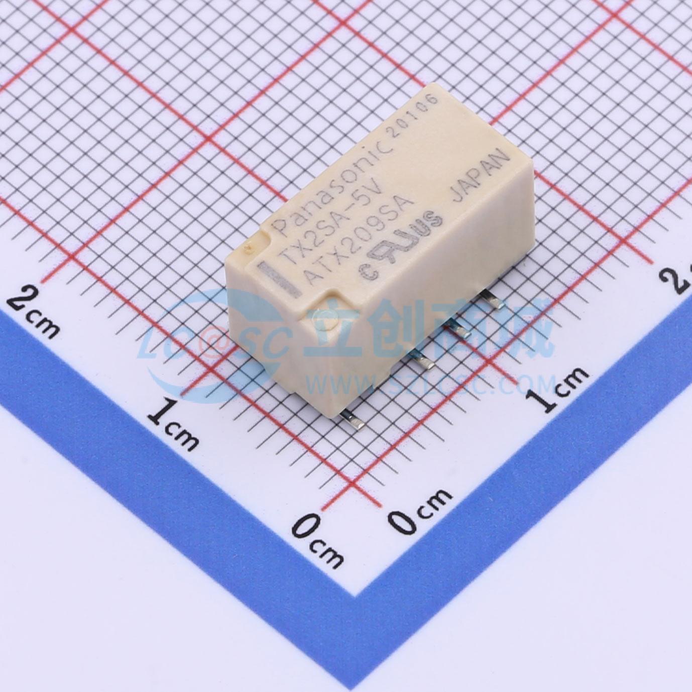 Rơ-le điện tử TX2SA-5V PANASONIC 5V SMD,15x7.4mm - Techcore Việt Nam