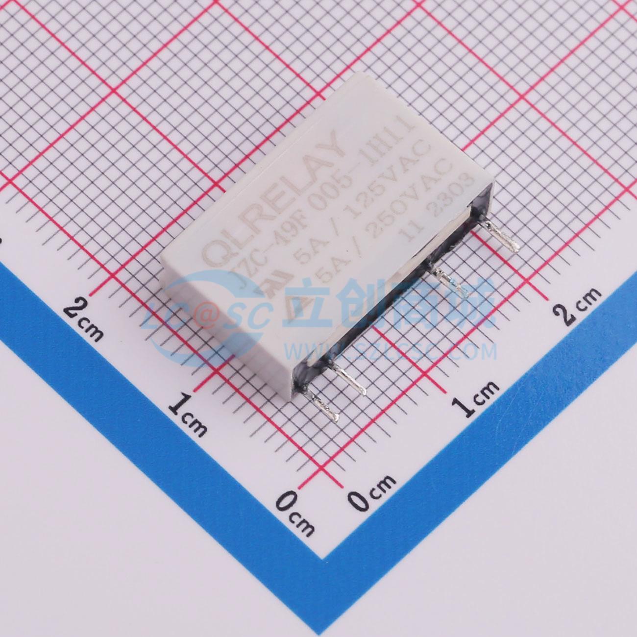 Rơ-le điện tử JZC-49F 005-1H11 QLRELAY 5V THT,20x5mm - Techcore Việt Nam