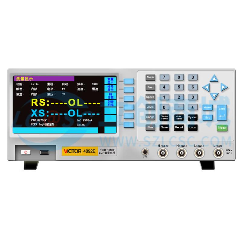 Máy đo LCR VICTOR 4092E 1MHZ Dạng để bàn Dùng Cho Đo Kiểm Điện Tử - Techcore Việt Nam