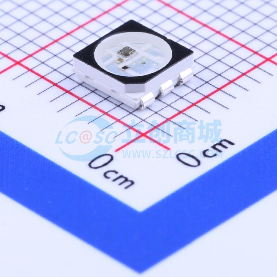 LED RGB tích hợp IC WS2813B-B worldsemi SMD5050-6P 465nm~475nm - Techcore Việt Nam