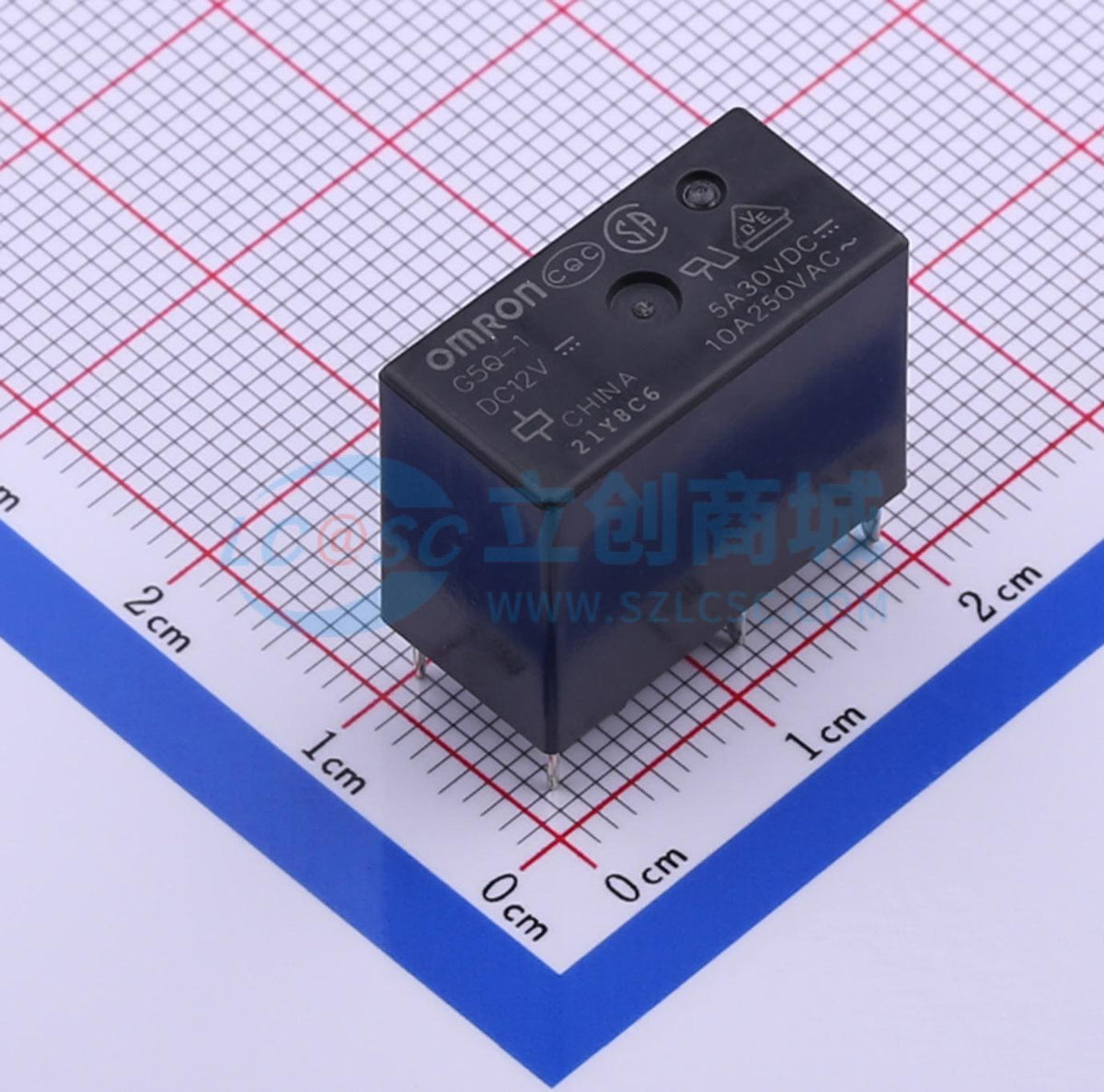 Rơ-le công suất G5Q-1 DC12 OMRON THT,20x10mm - Techcore Việt Nam