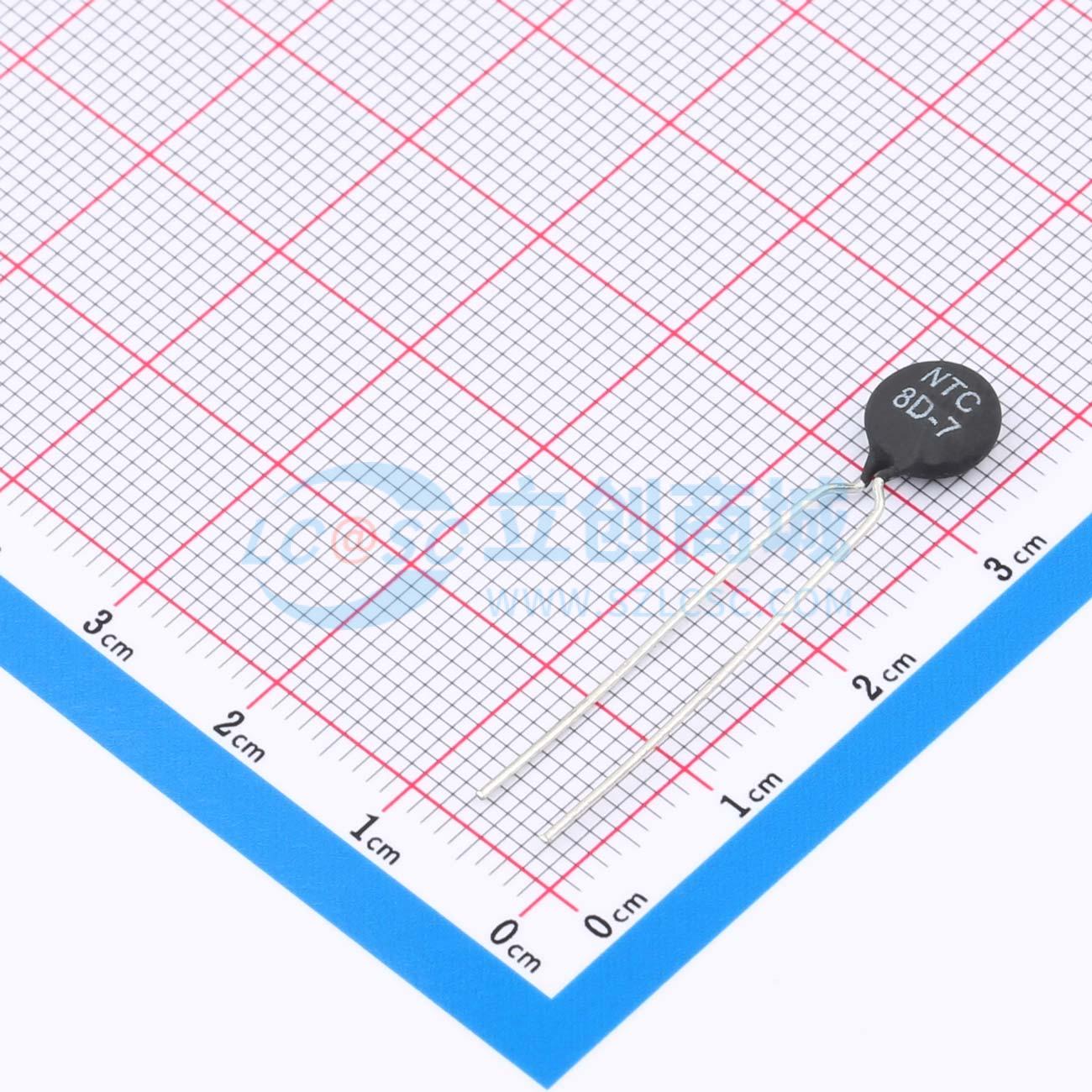 Điện trở nhiệt NTC NTC8D-7 RUILON Xuyên lỗ, P=5mm 8Ω - Techcore Việt Nam