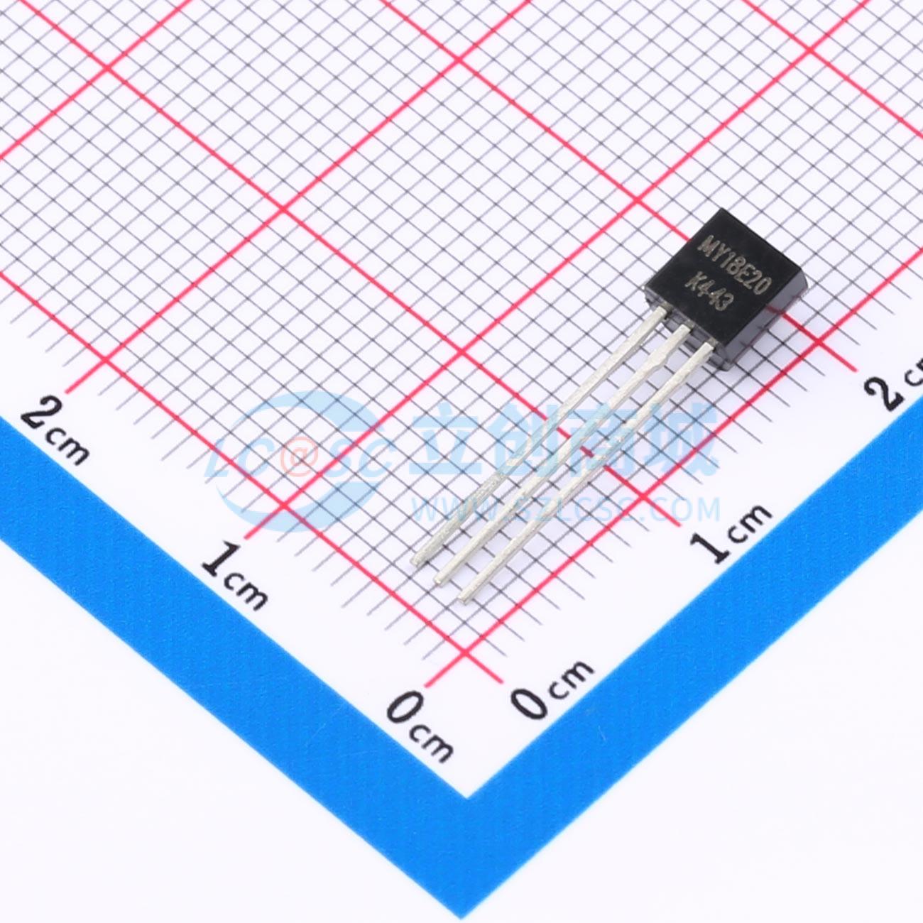 Cảm biến nhiệt độ MY18E20-15 Mysentech TO-92 -55°C~+125°C 1.8V~5.5V - Techcore Việt Nam