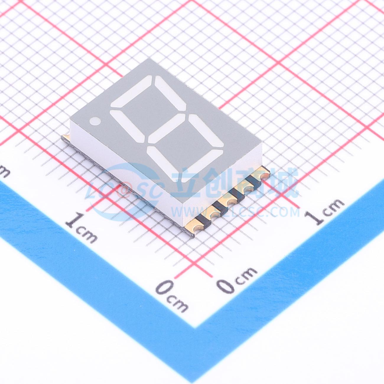 LED 7 đoạn GS4010CSR-G Guangcai Display SMD,15x9.2mm - Techcore Việt Nam