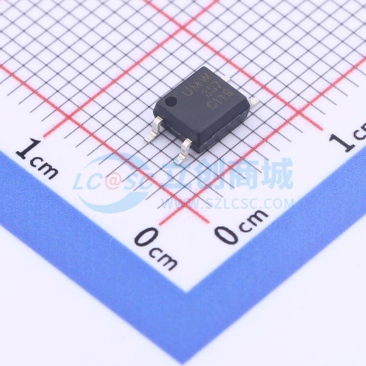 Optocoupler transistor PC357C UMW SOP-4 1.24V - Techcore Việt Nam
