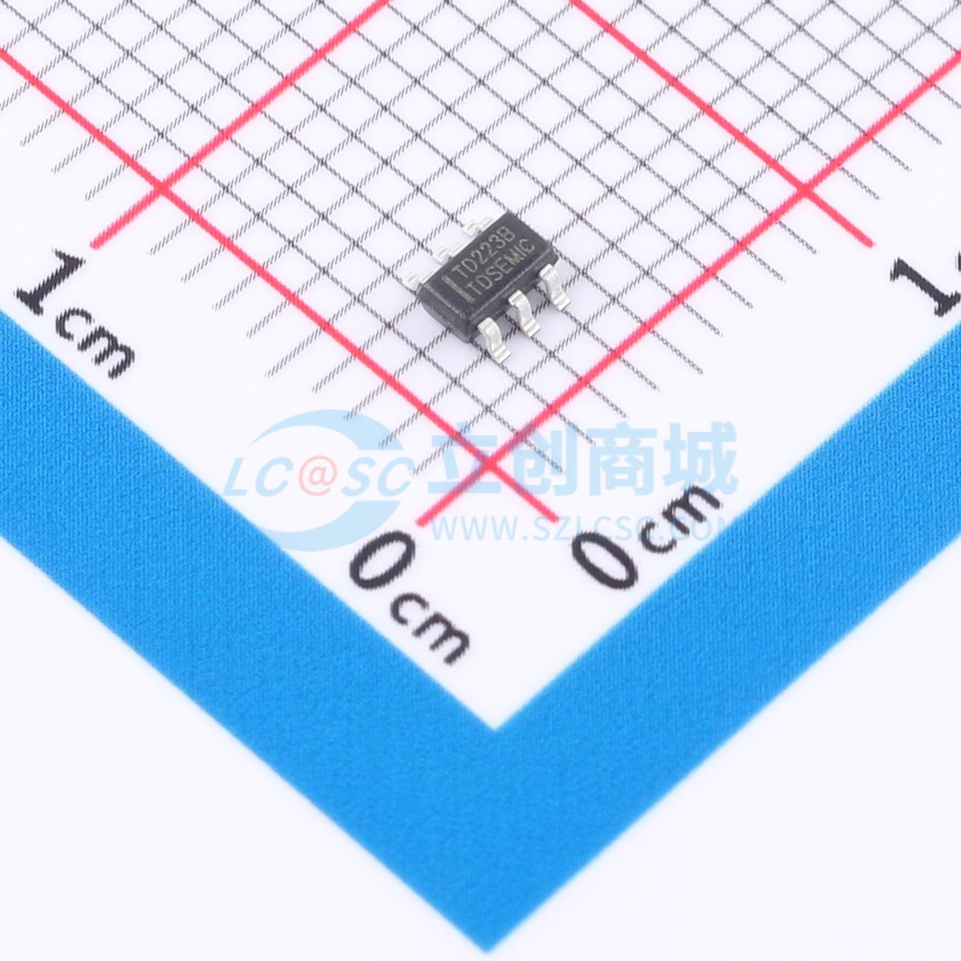 IC cảm ứng chạm TTP223-BA6-TD TDSEMIC SOT-23-6 Dùng cho thiết bị điện tử - Techcore Việt Nam