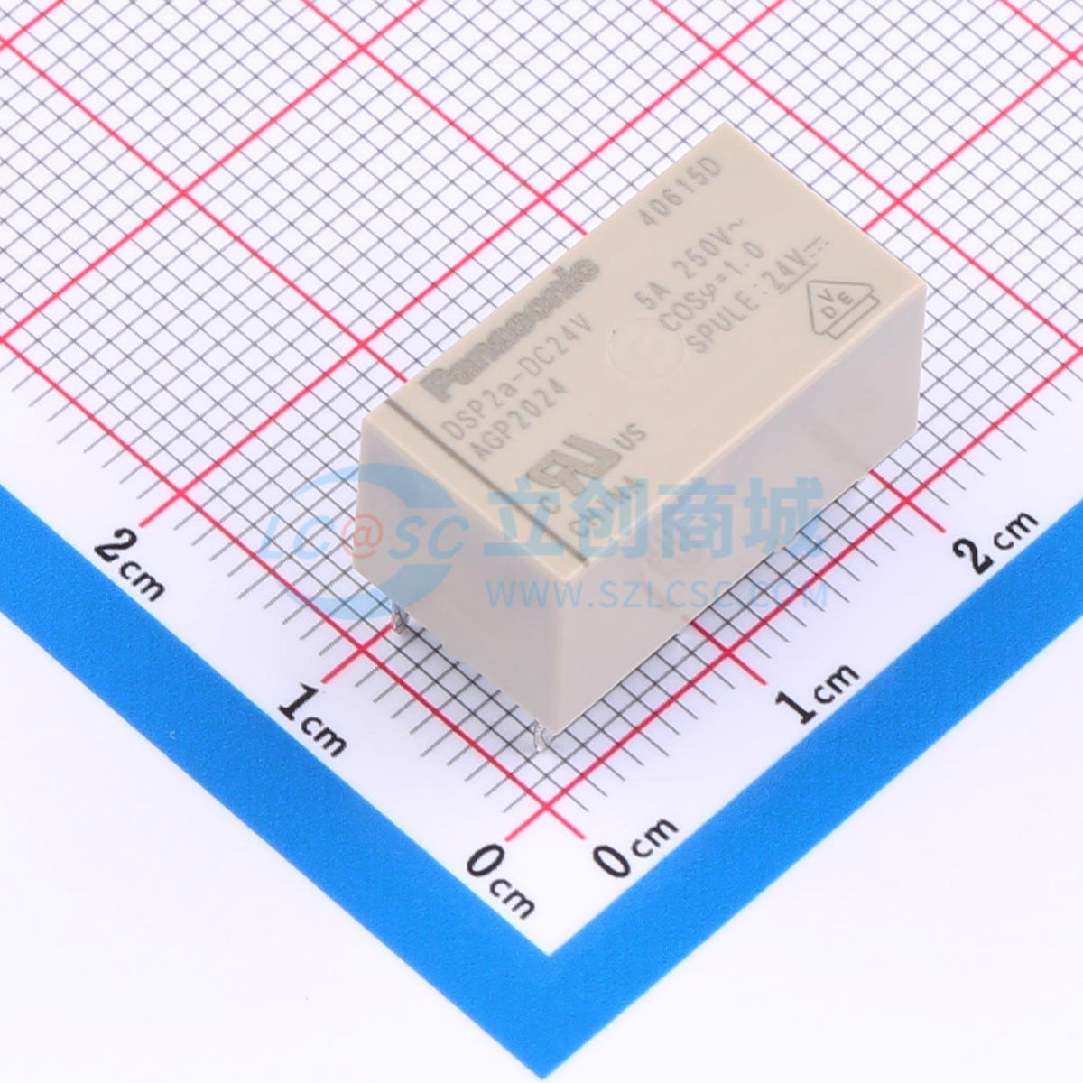 Rơ-le công suất DSP2A-DC24V PANASONIC 24V DIP,20.2x11mm - Techcore Việt Nam