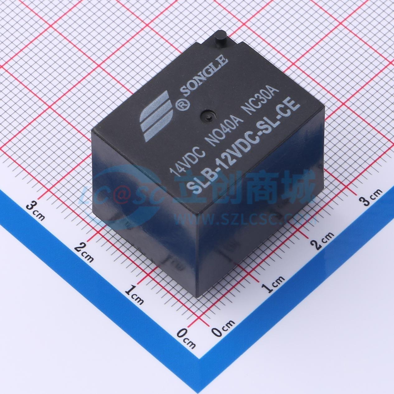 Rơ-le điện tử SLB-12VDC-SL-CE SONGLE 12V THT,26x21mm - Techcore Việt Nam