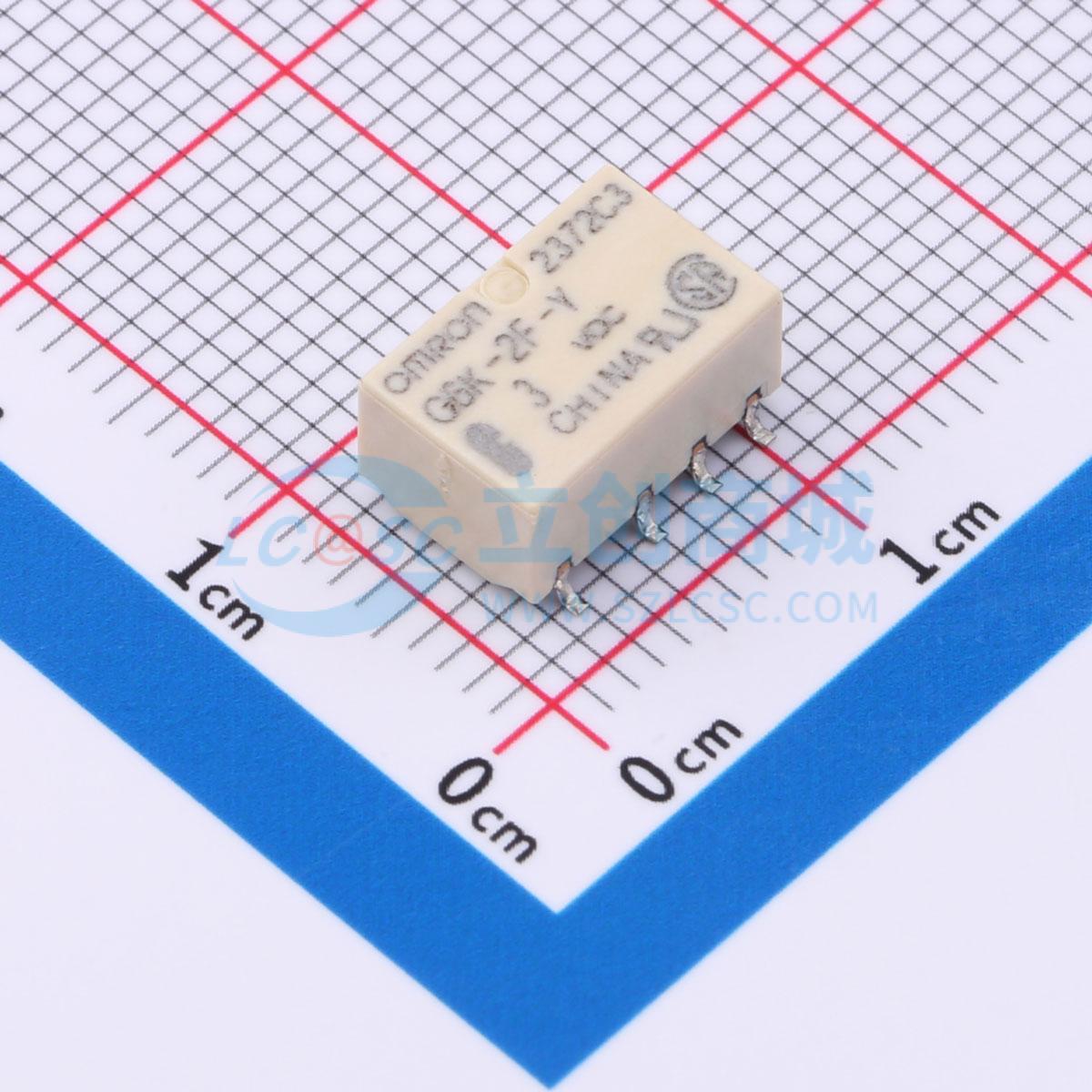 Rơ-le tín hiệu G6K-2F-Y-TR DC3 OMRON 3V SMD,10x6.5mm - Techcore Việt Nam