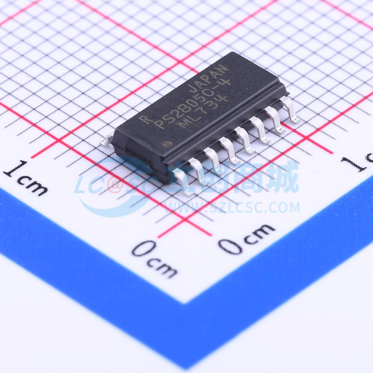 Optocoupler transistor PS2805C-4-F3-A SOP-16-4.4mm 1.2V - Techcore Việt Nam