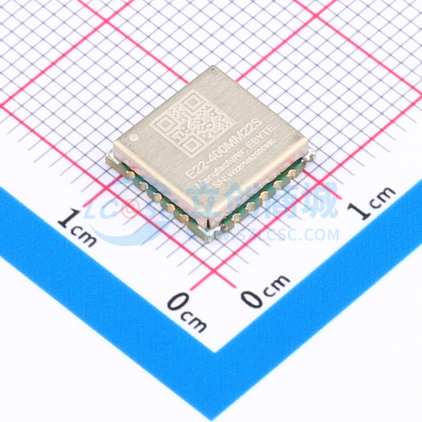 Module LoRa E22-400MM22S EBYTE SMD 10x10mm 470MHz, 433MHz - Techcore Việt Nam