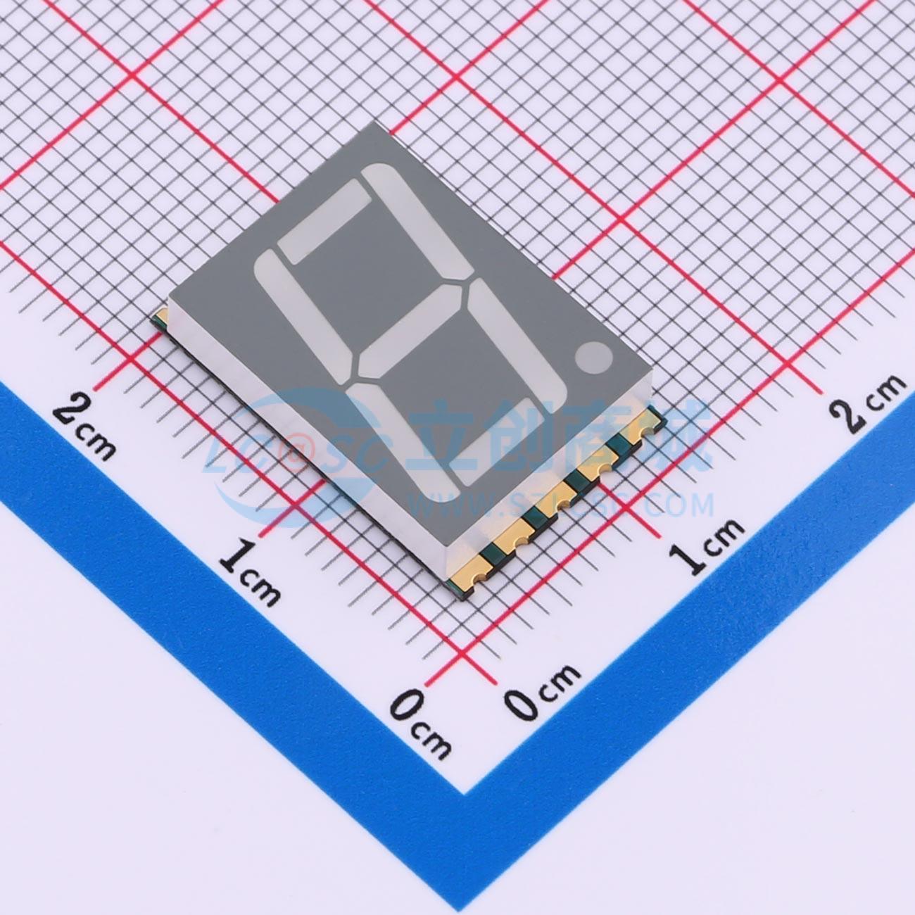 LED 7 đoạn GS5612CB-G Guangcai Display SMD,19x12.5mm Cathode chung - Techcore Việt Nam