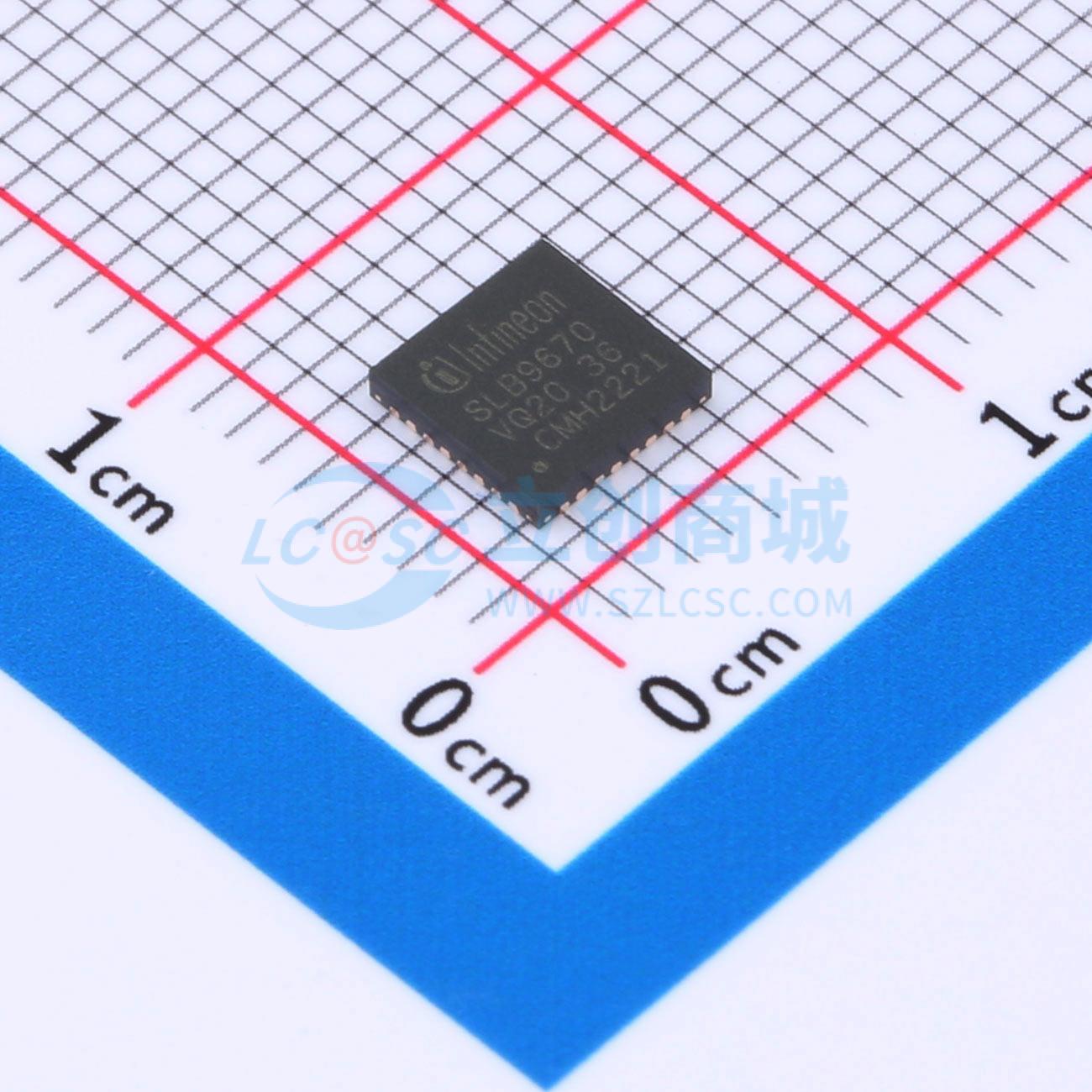 IC giao tiếp SLB 9670VQ2.0 FW7.85 Infineon VQFN-32-EP(5x5) - Techcore Việt Nam