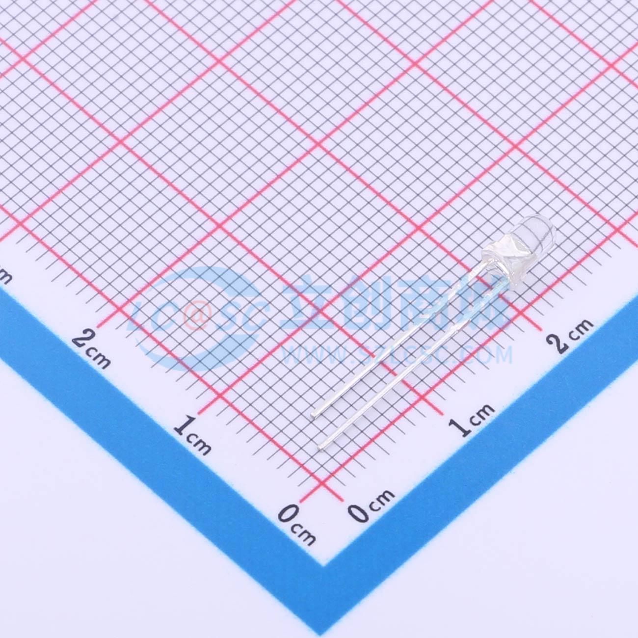 LED XL-302UBC XINGLIGHT Xuyên lỗ,D=3mm Xanh dương - Techcore Việt Nam