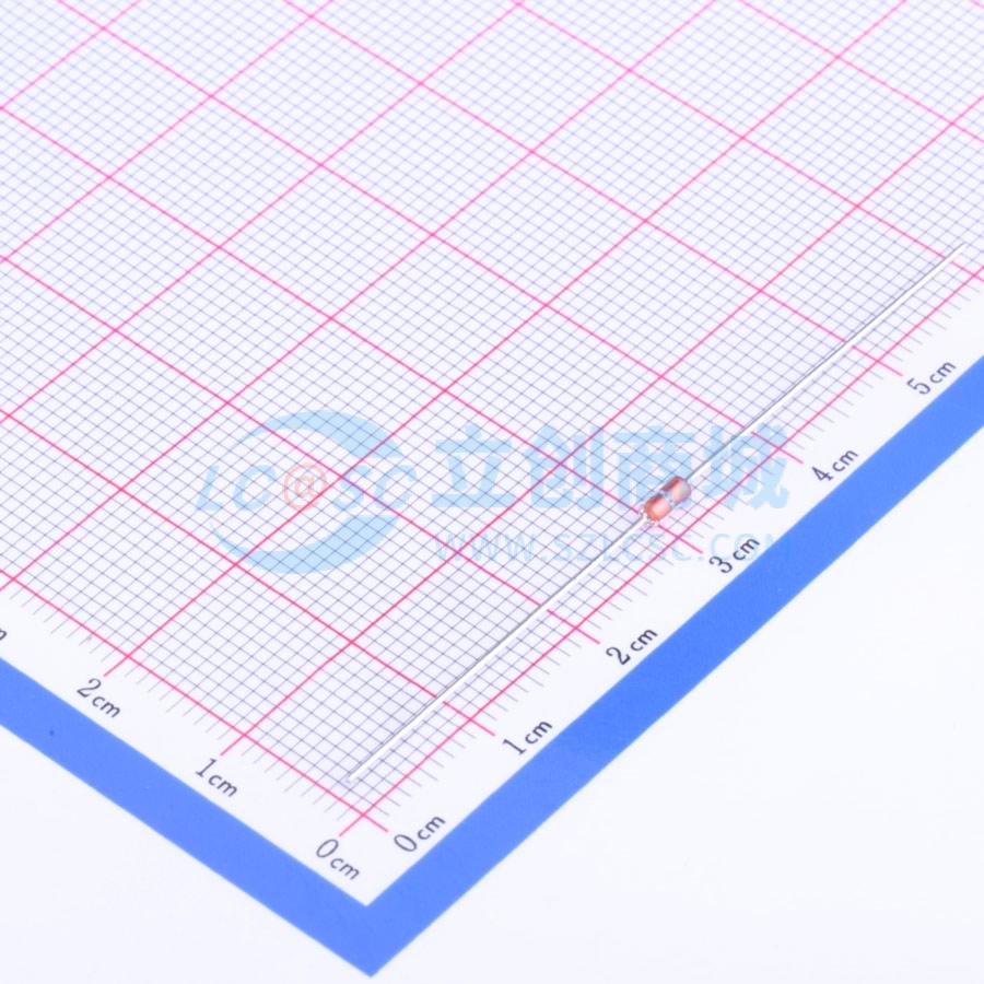 Điện trở nhiệt NTC MF58 104F3950 Shiheng Xuyên lỗ, D1.8xL4mm 100kΩ 50mW - Techcore Việt Nam