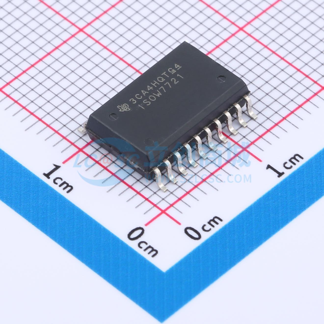IC Cách Ly Số Tích Hợp Nguồn ISOW7721DFMR TI SOIC-20 100Mbps 1 Kênh - Techcore Việt Nam