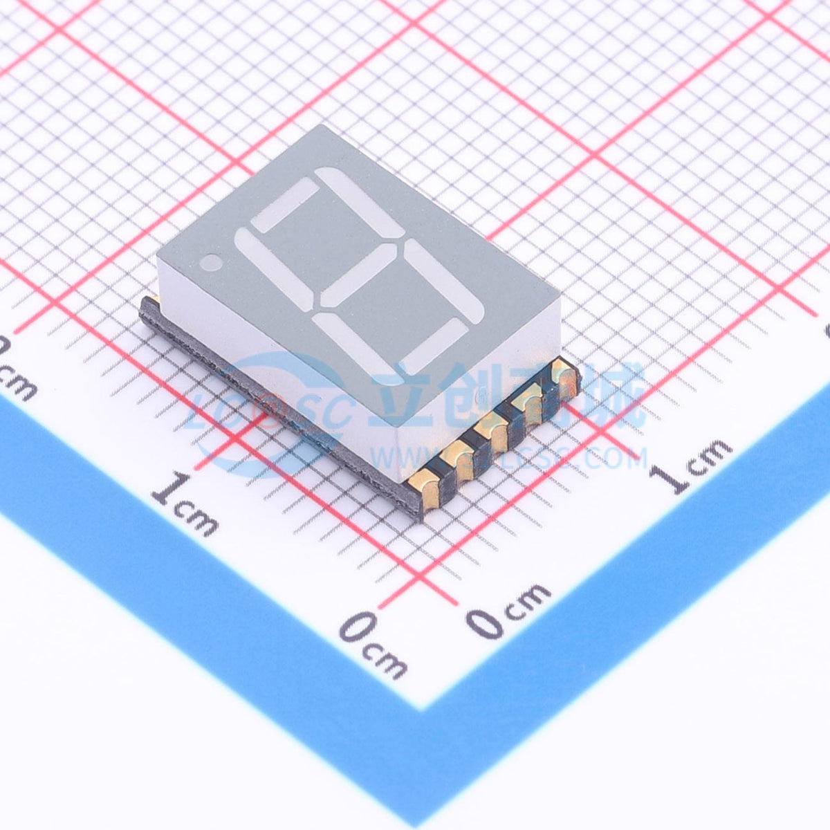 LED 7 đoạn GS4012AB-G Guangcai Display SMD,15x9.2mm - Techcore Việt Nam