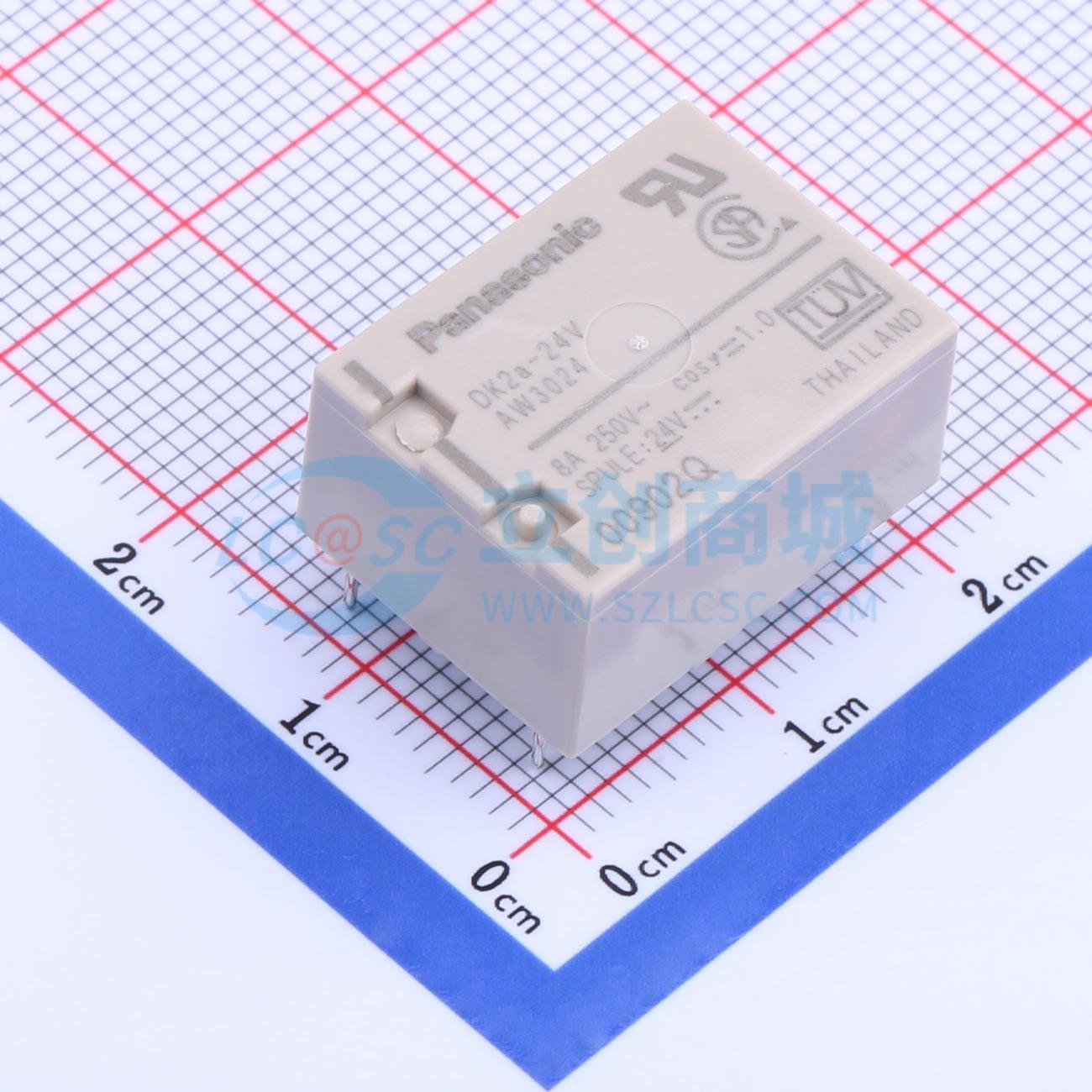 Rơ-le công suất DK2A-24V PANASONIC 24V THT - Techcore Việt Nam