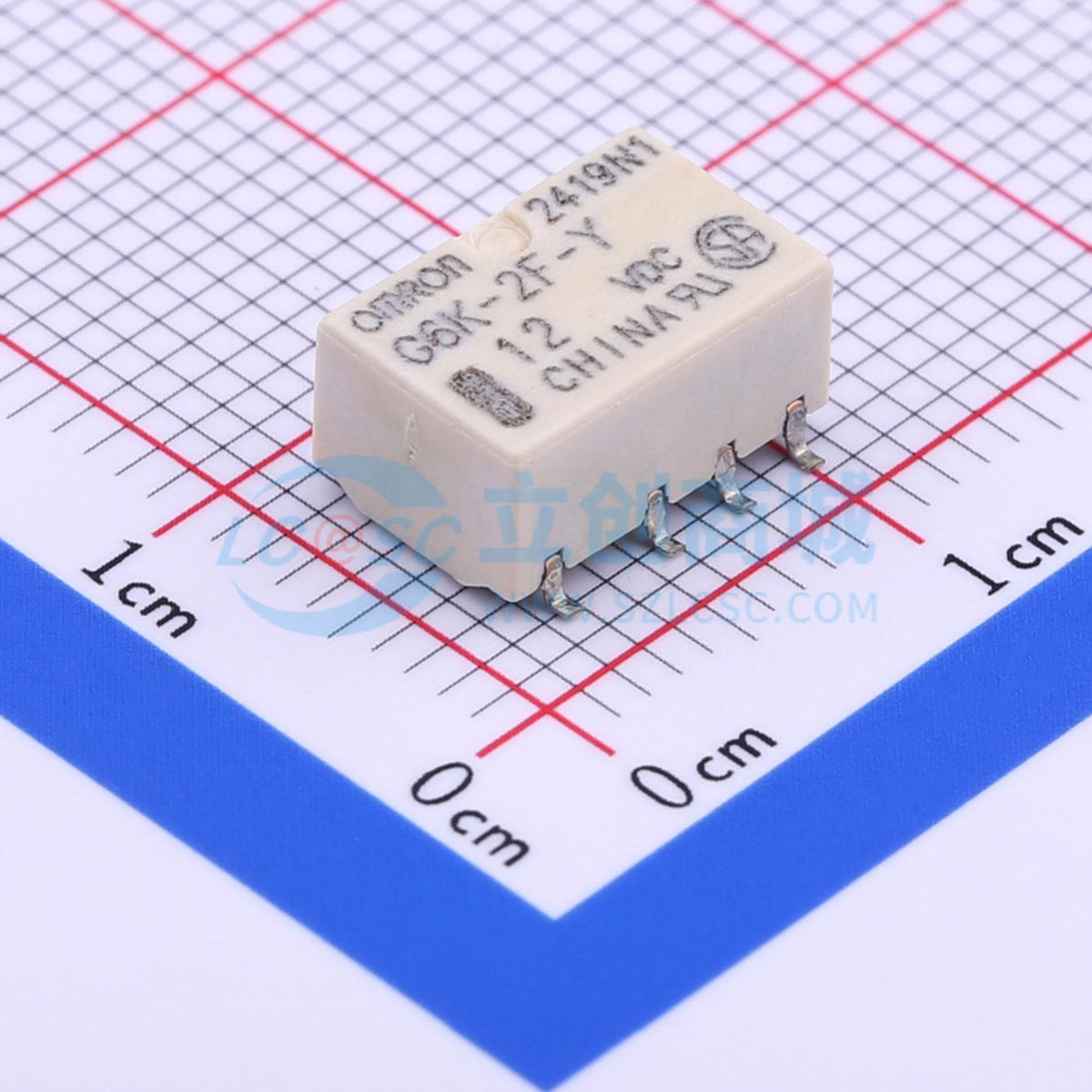 Rơ-le điện tử G6K-2F-Y-TR DC12 OMRON SMD,10x6.5mm - Techcore Việt Nam