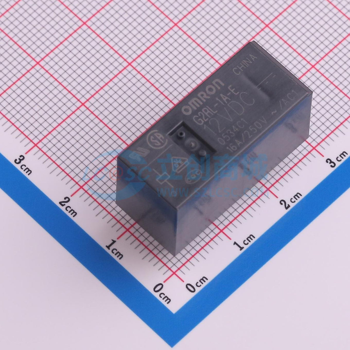 Rơ-le điện tử G2RL-1A-E DC12 OMRON DIP,28.8x12.5mm - Techcore Việt Nam