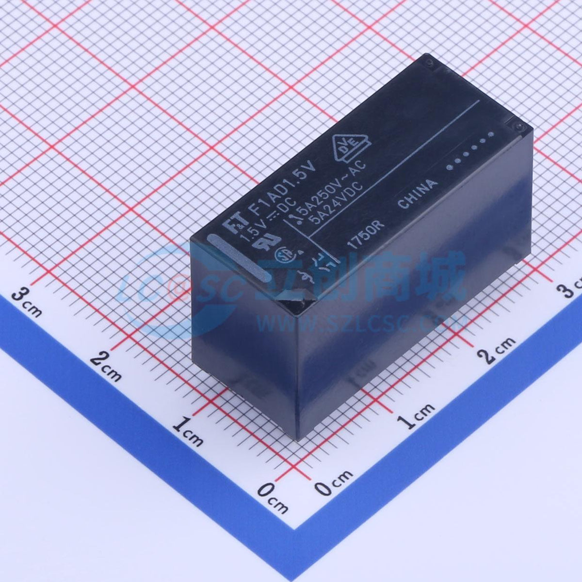 Rơ-le điện tử FTR-F1AD1.5V FUJITSU 1.5V DIP,29x12.8mm - Techcore Việt Nam