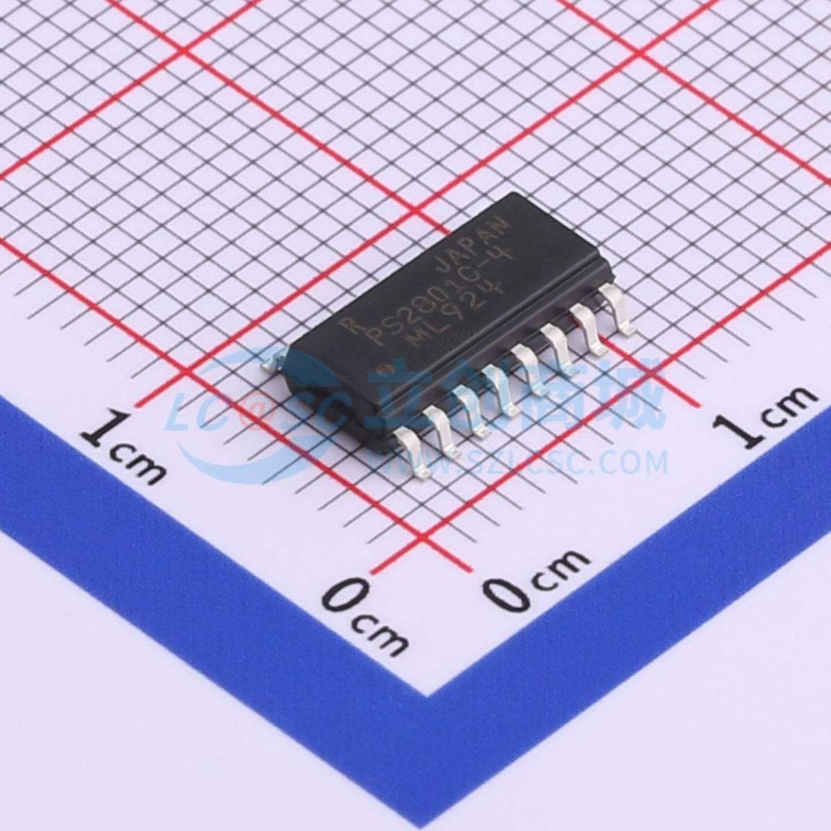 Optocoupler transistor PS2801C-4-F3-A SOP-16-4.4mm 1.2V - Techcore Việt Nam