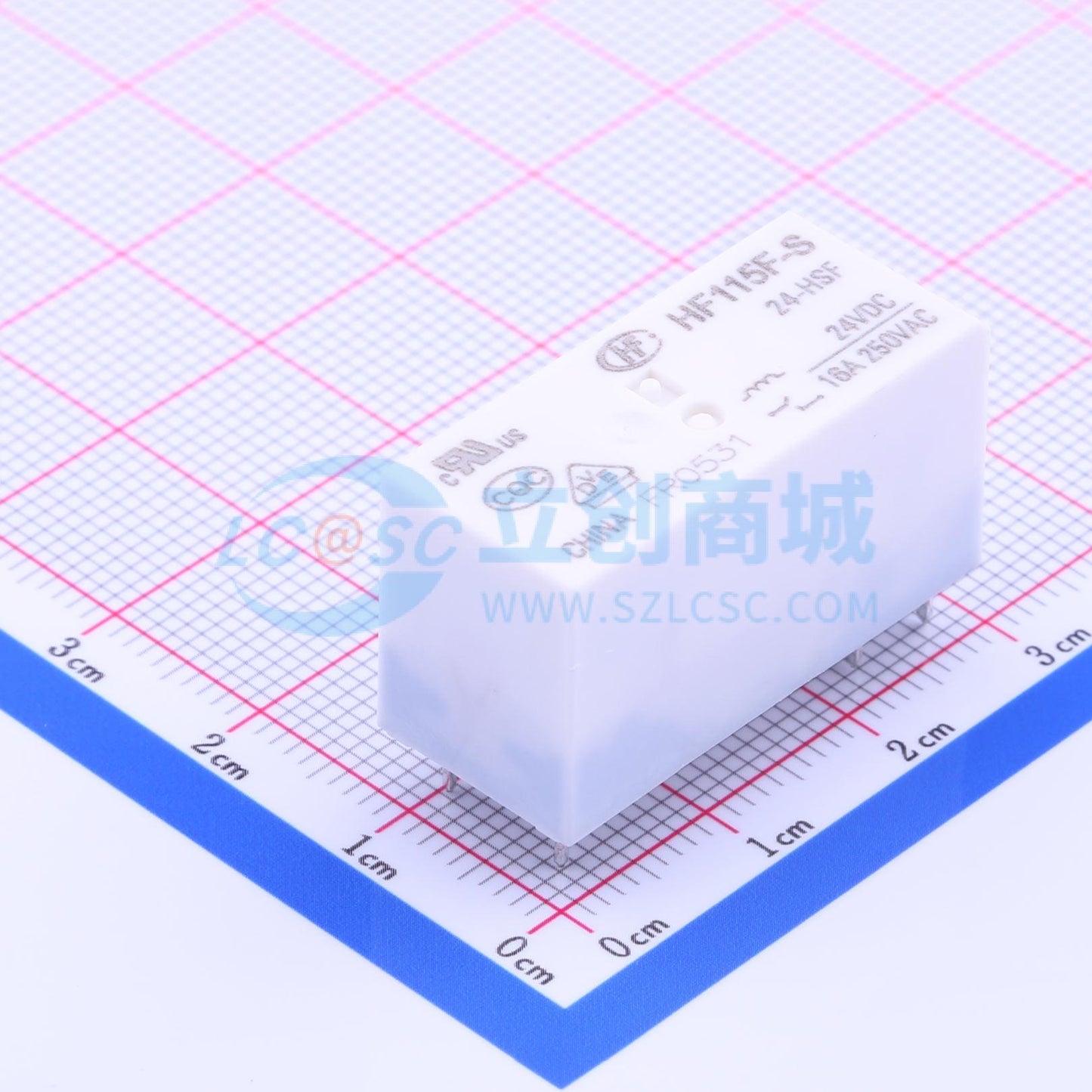 Rơ-le công suất HF115F-S/24-HSF HF 24V DIP,29x12.7mm - Techcore Việt Nam