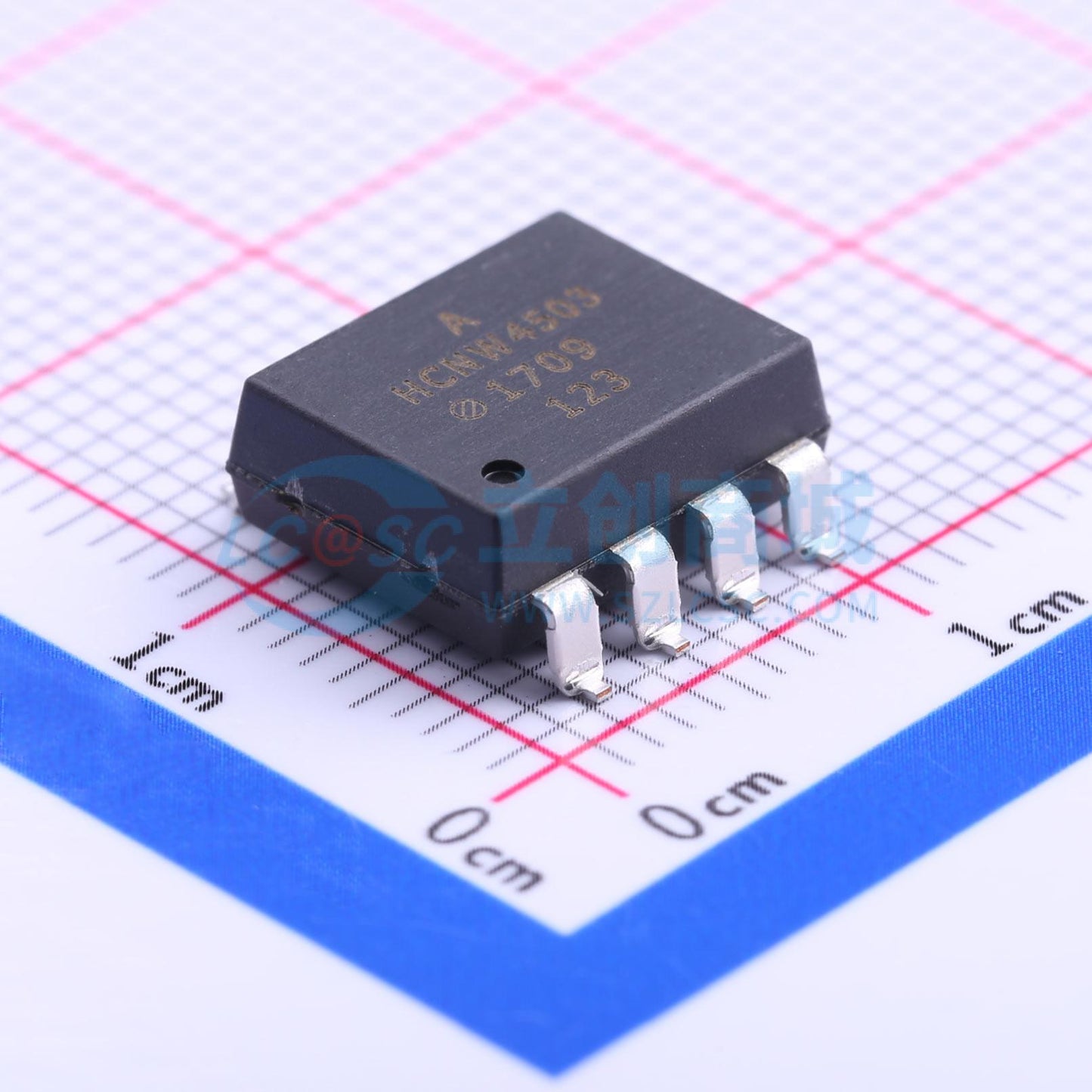 Optocoupler logic HCNW4503-500E Broadcom SOP-8-2.54mm - Techcore Việt Nam