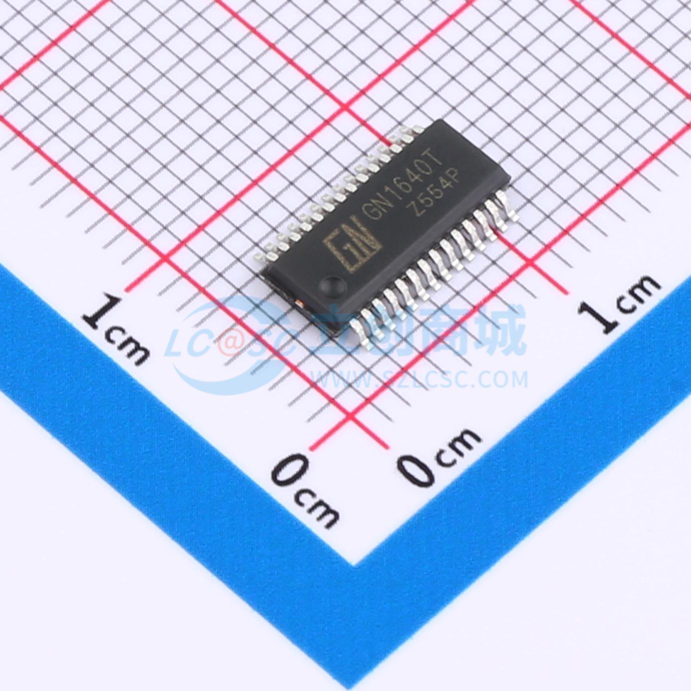 IC điều khiển LED 7 đoạn GN1640T GN SSOP-28-150mil 1V - Techcore Việt Nam