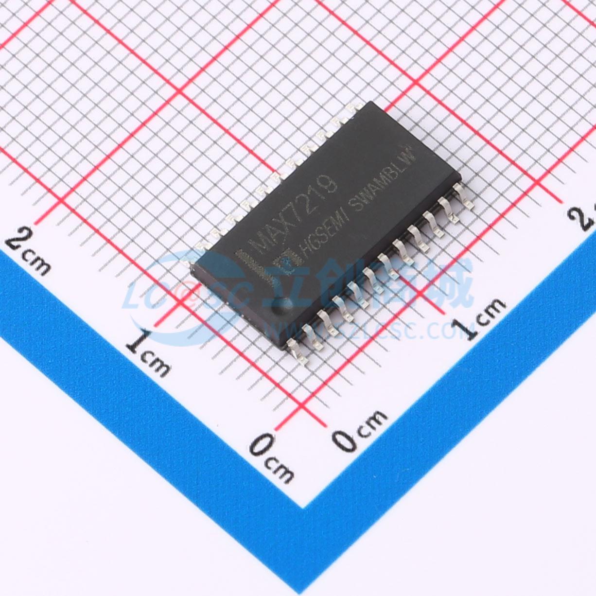 IC điều khiển LED 7 đoạn MAX7219M/TR HGSEMI SOP-24-300mil 1V - Techcore Việt Nam