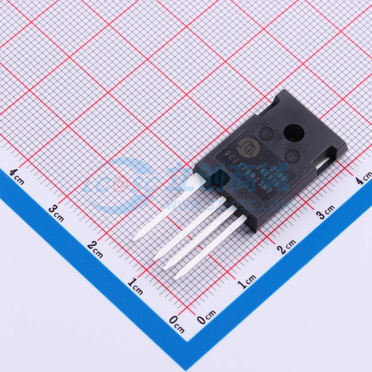 MOSFET SiC BCZ120N35M2 Bestirpower TO-247-4L 72A - Techcore Việt Nam
