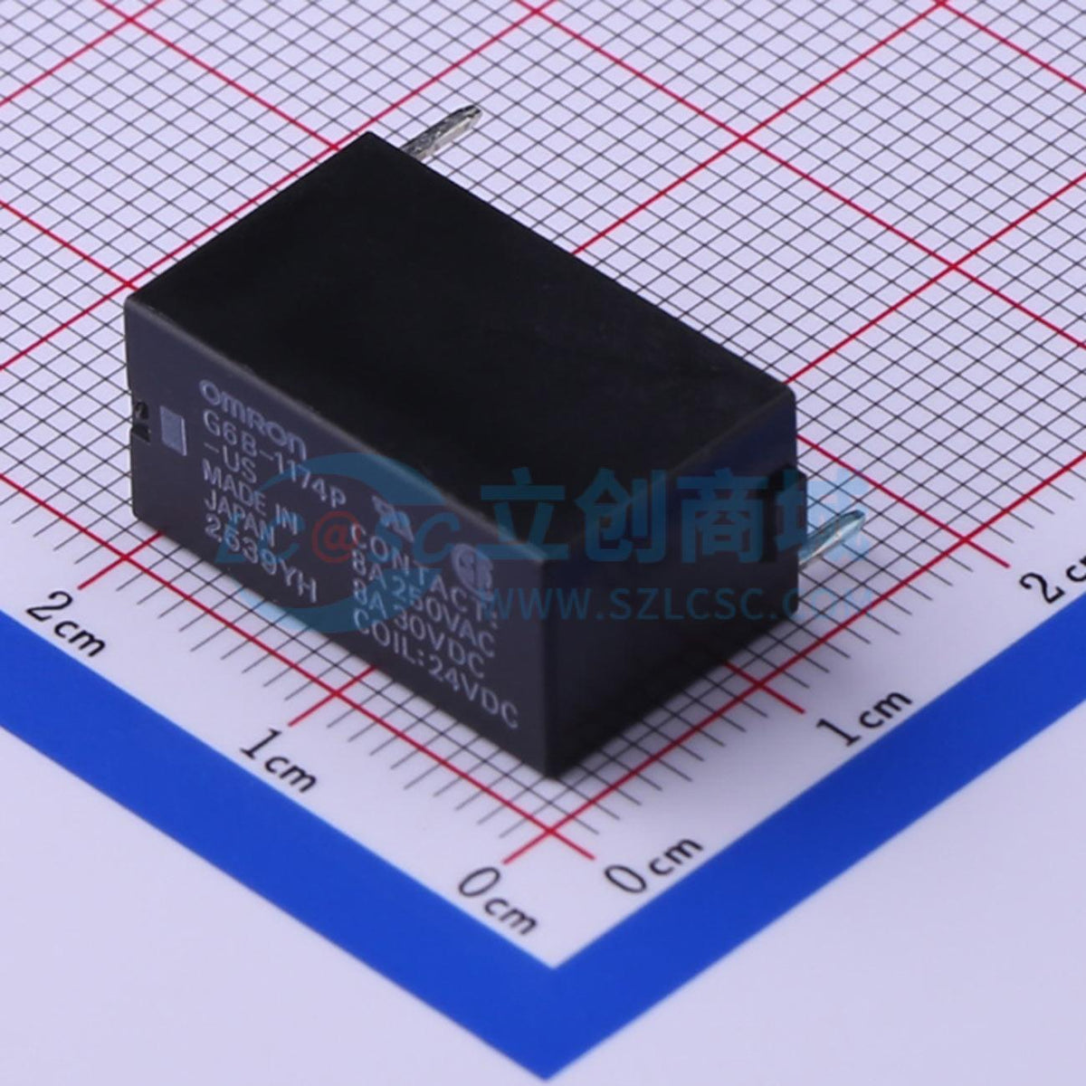 Rơ-le điện tử G6B-1174P-US-DC24 OMRON 24V THT,20x9.9mm - Techcore Việt Nam
