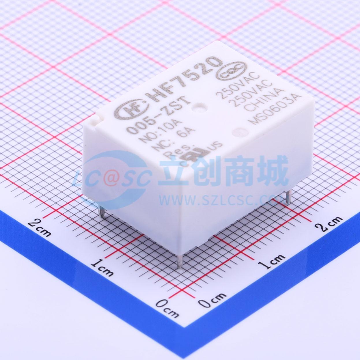 Rơ-le điện tử HF7520-005-ZST HF 5V THT,22x16mm - Techcore Việt Nam