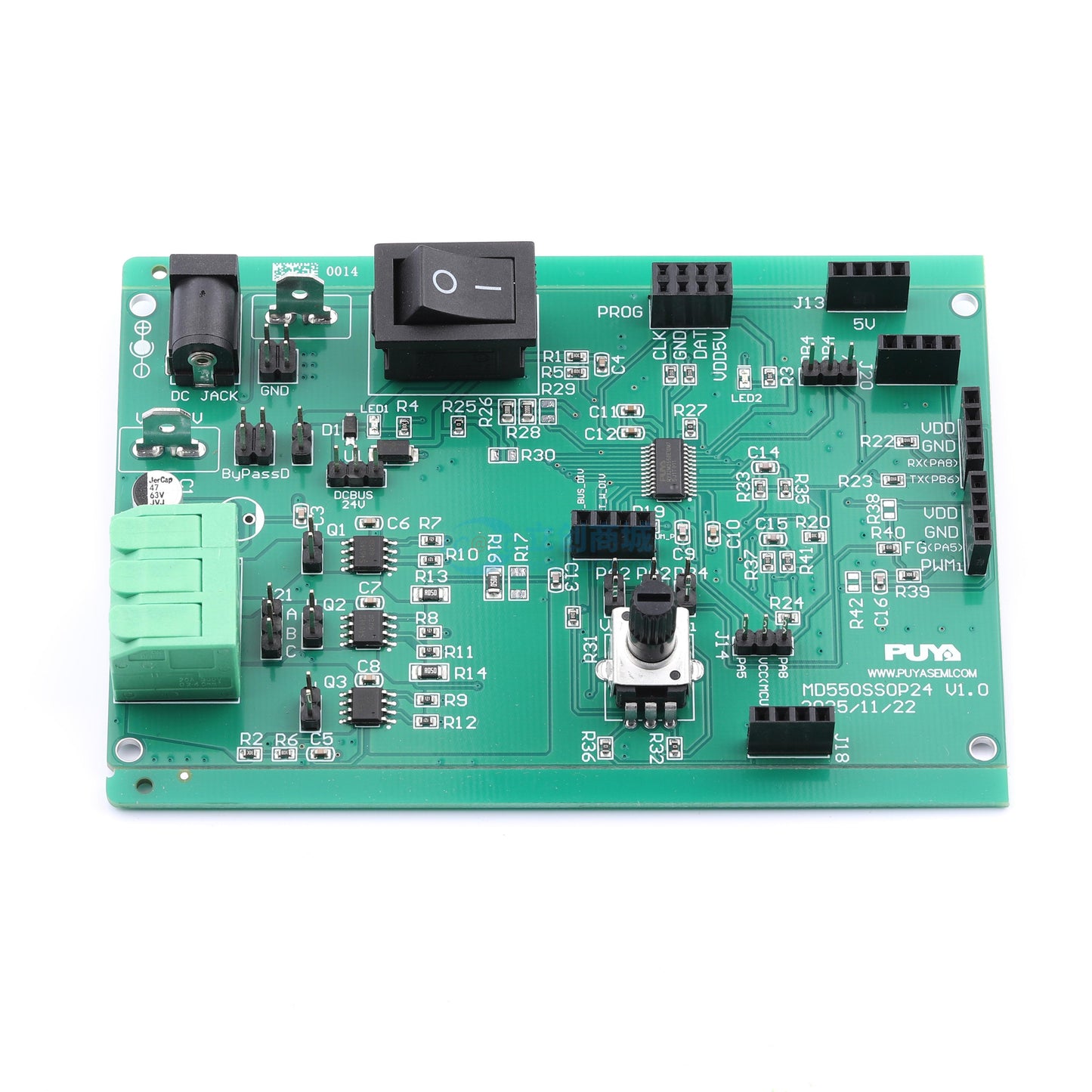 Bo mạch phát triển PY32MD550_SSOP24_Demo2R_PCB 9 - Techcore Việt Nam